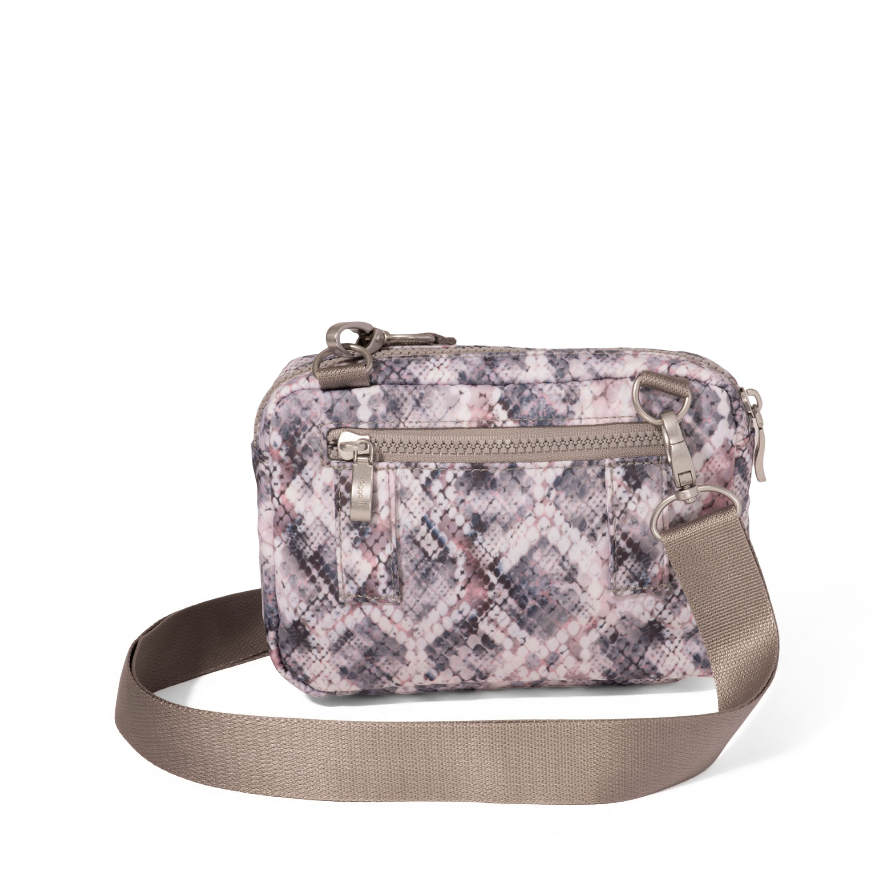 Modern Double Zip Crossbody