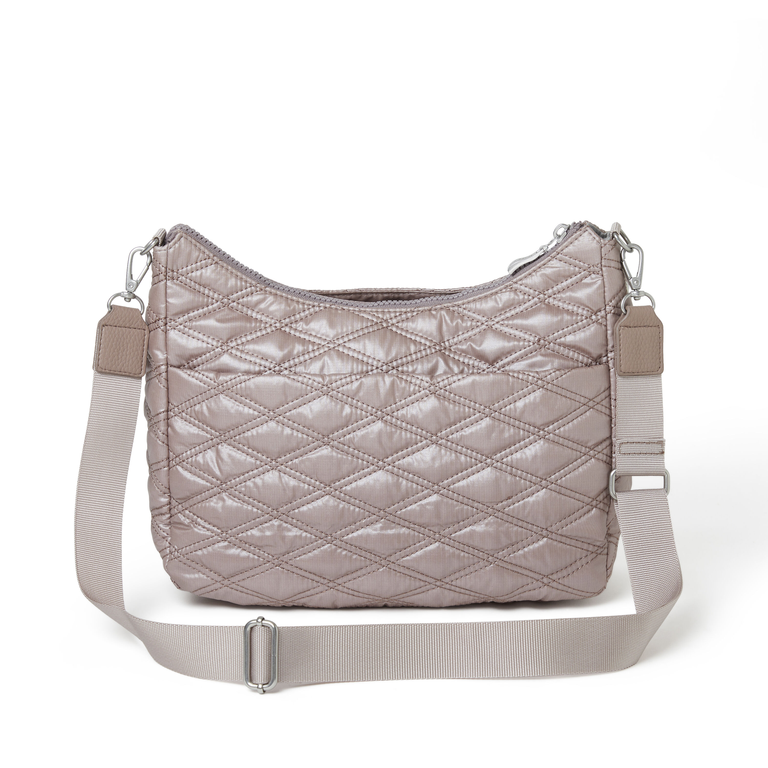 Quilted Convertible Hobo