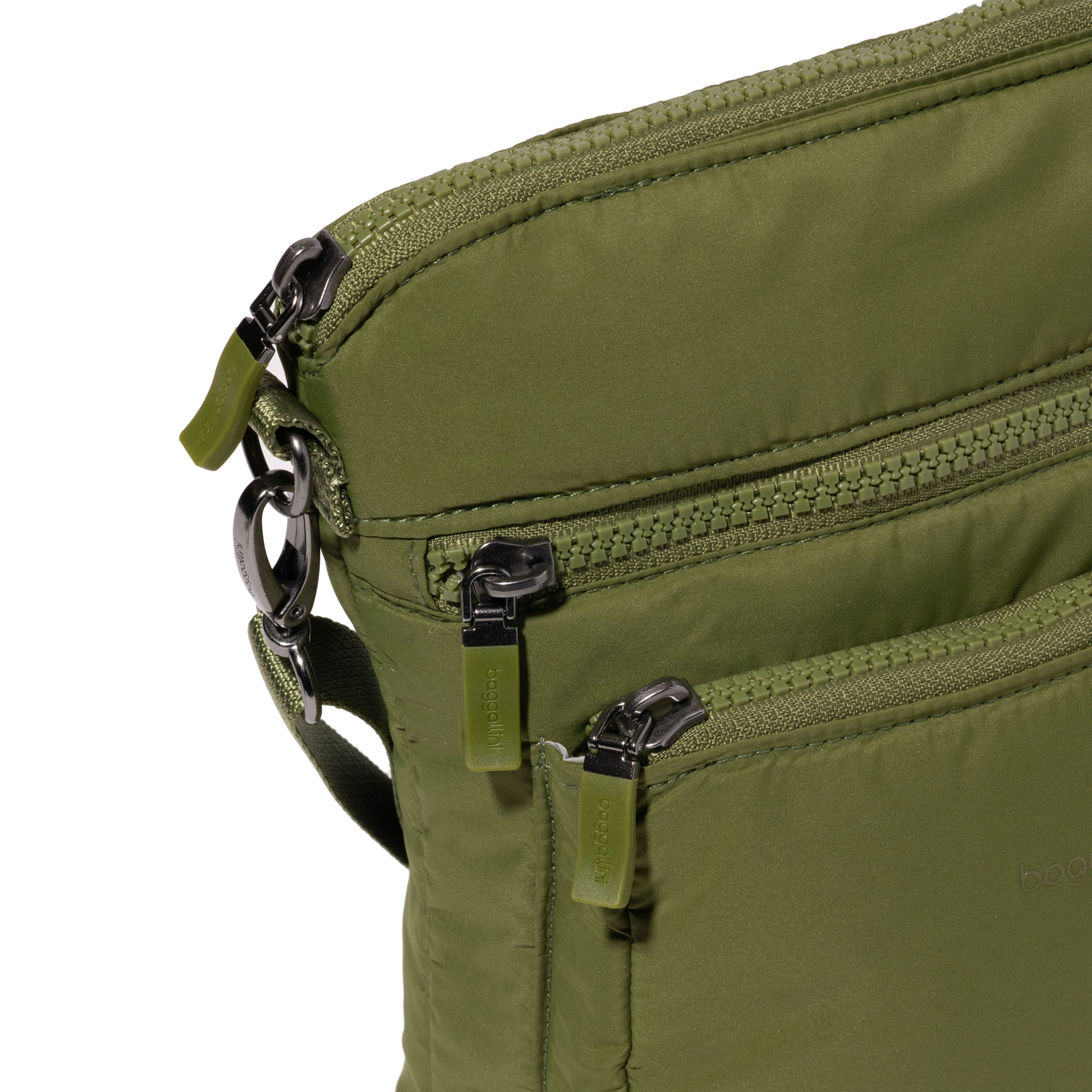 バッグ Apolina Dinah Crossbody Bag - Sage Modern Pocket Half Moon Bag