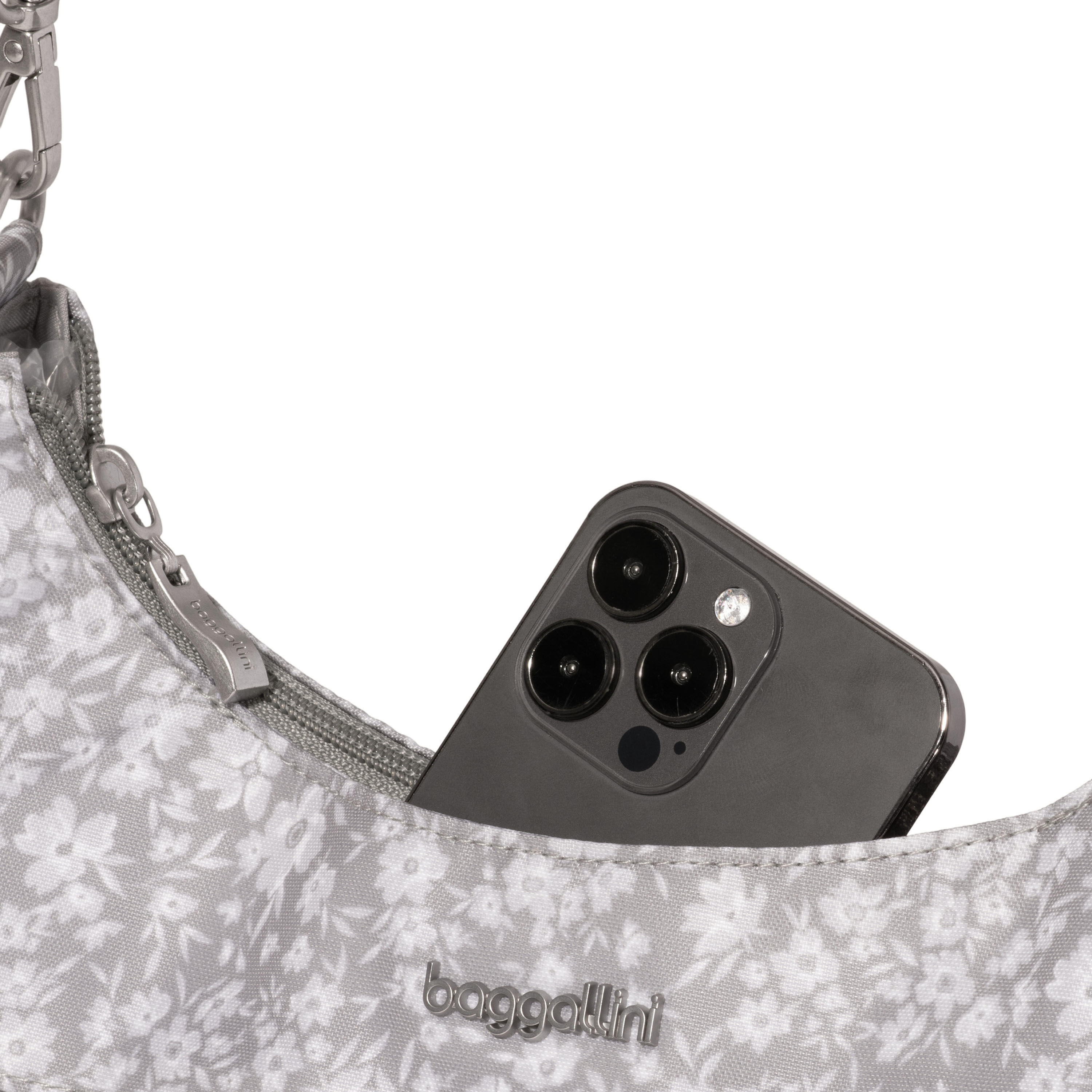 Modern Pocket Half Moon Bag