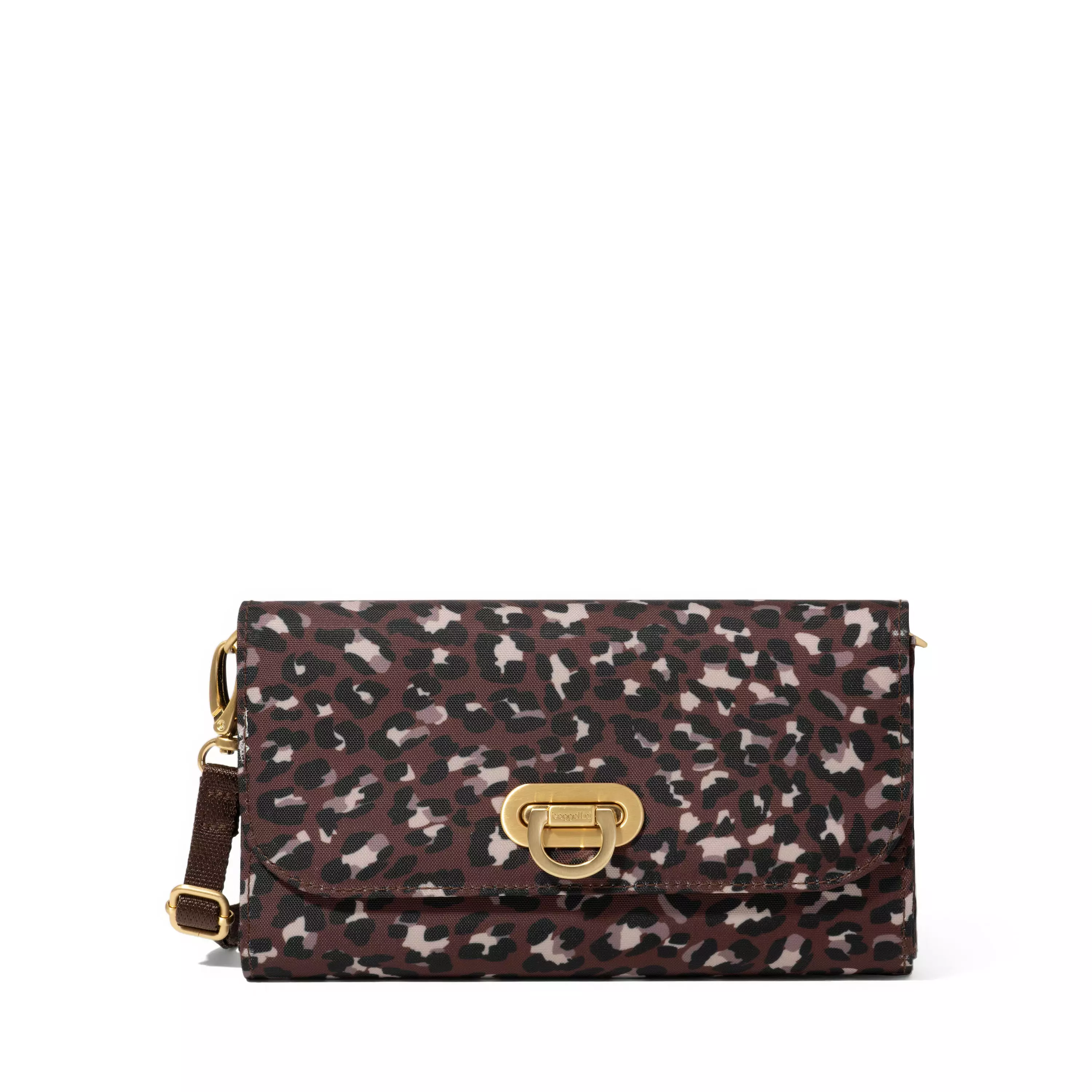 Coastal Flip Lock RFID Phone Wallet Crossbody