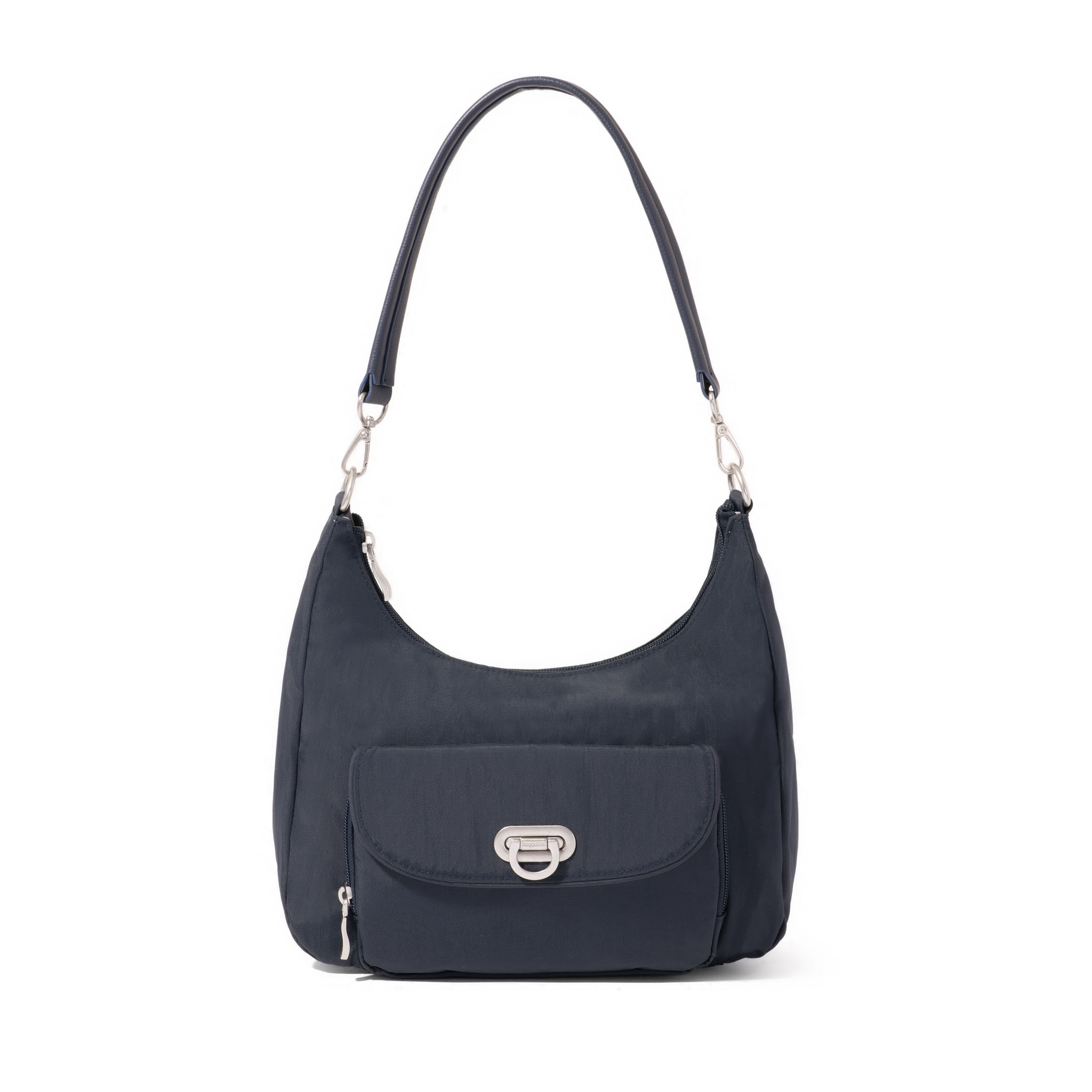 Coastal Flip Lock Half Moon Bag