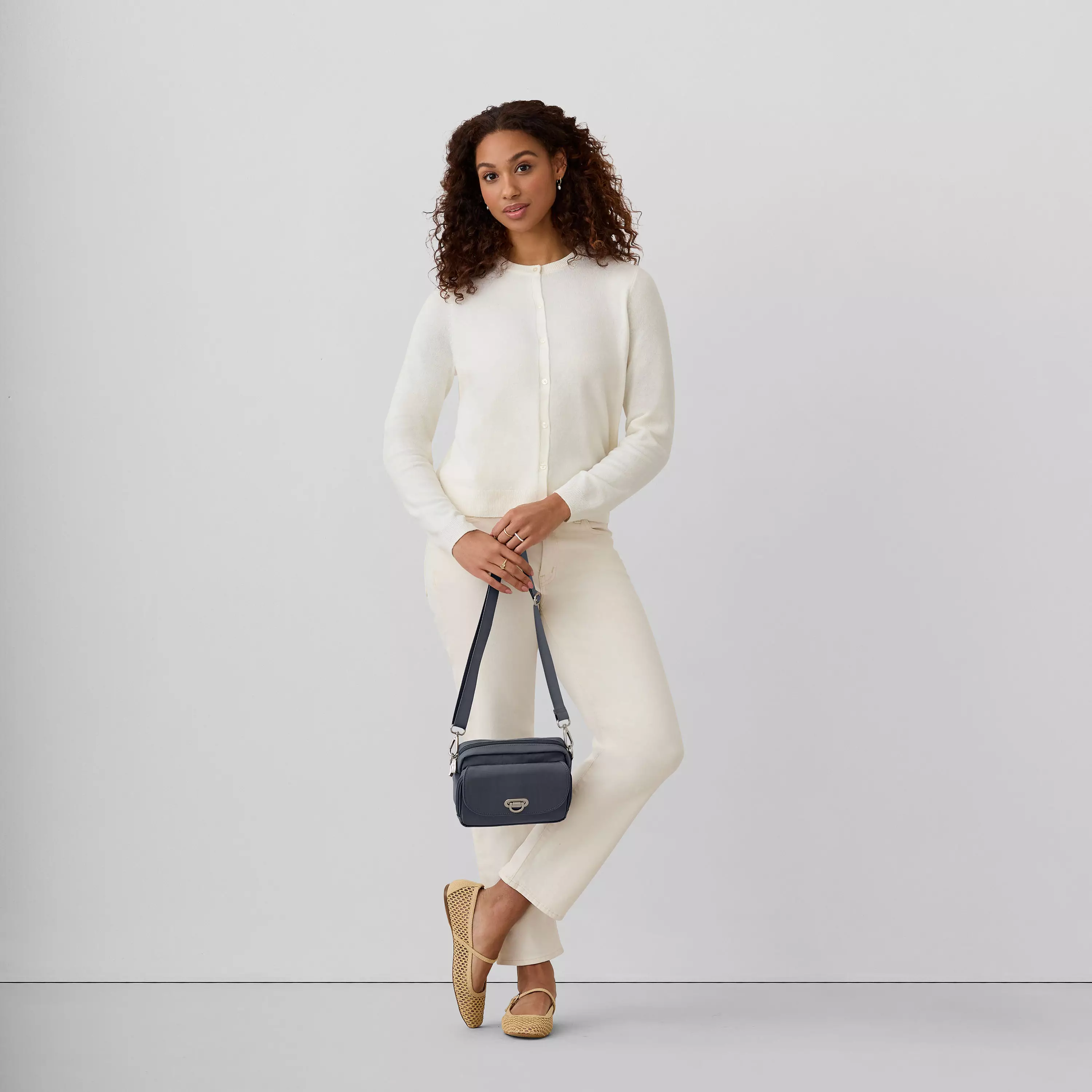 Coastal Flip Lock Camera Bag Crossbody