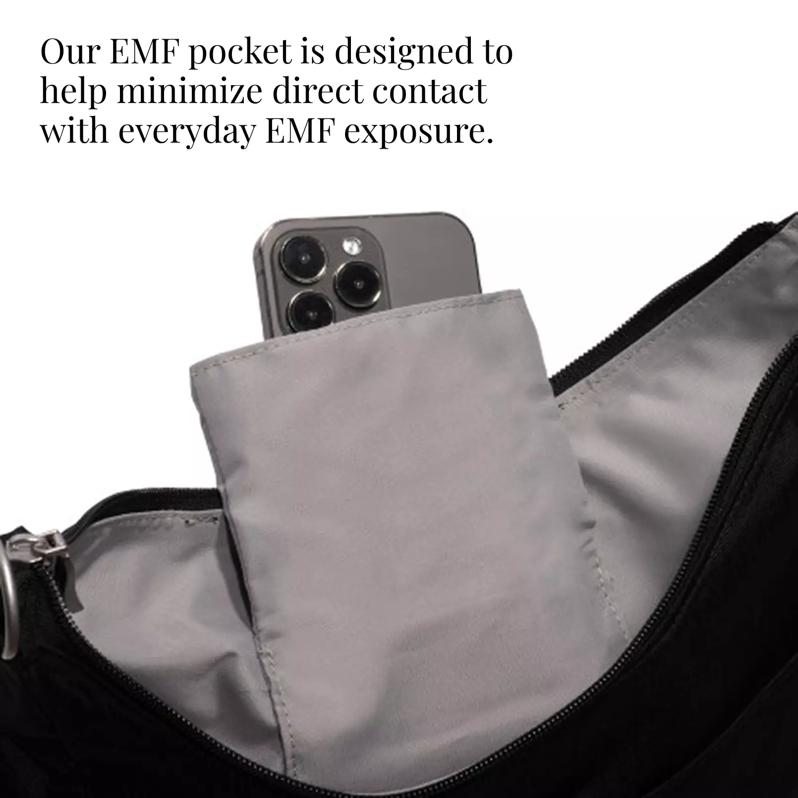 EMF Blocking Pocket - Modern Everywhere Bagg