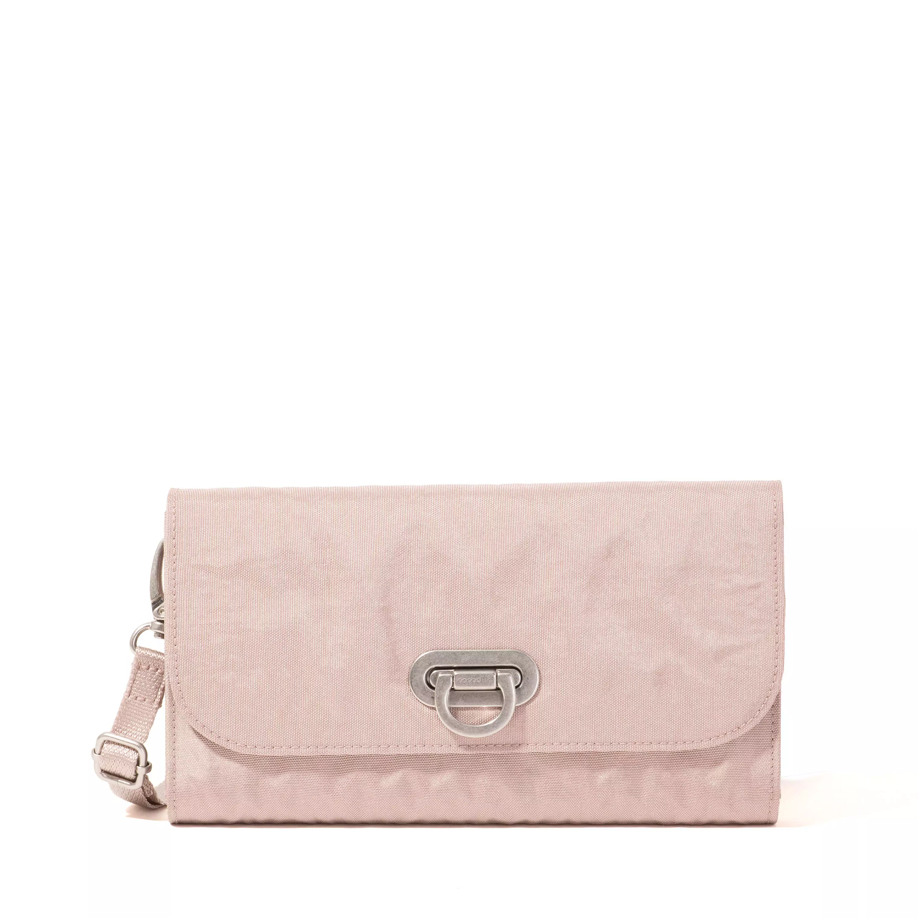 Coastal Flip Lock RFID Phone Wallet Crossbody