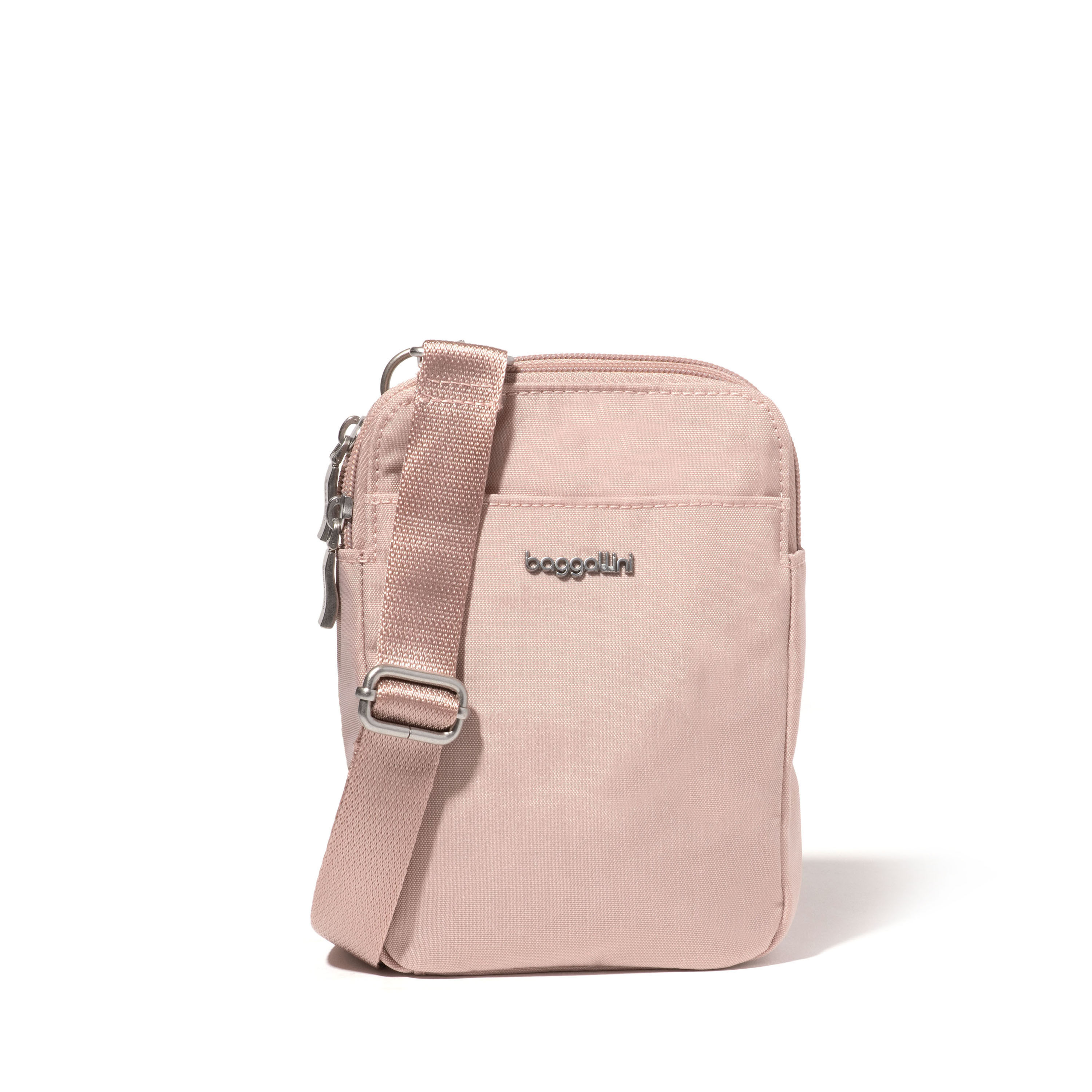 (取寄) バッガリーニ レディース モダン テイク トゥー Rfid クロスボディ Baggallini women Modern Take Two RFID Crossbody Hibiscus Pink Modern Take Two RFID Crossbody