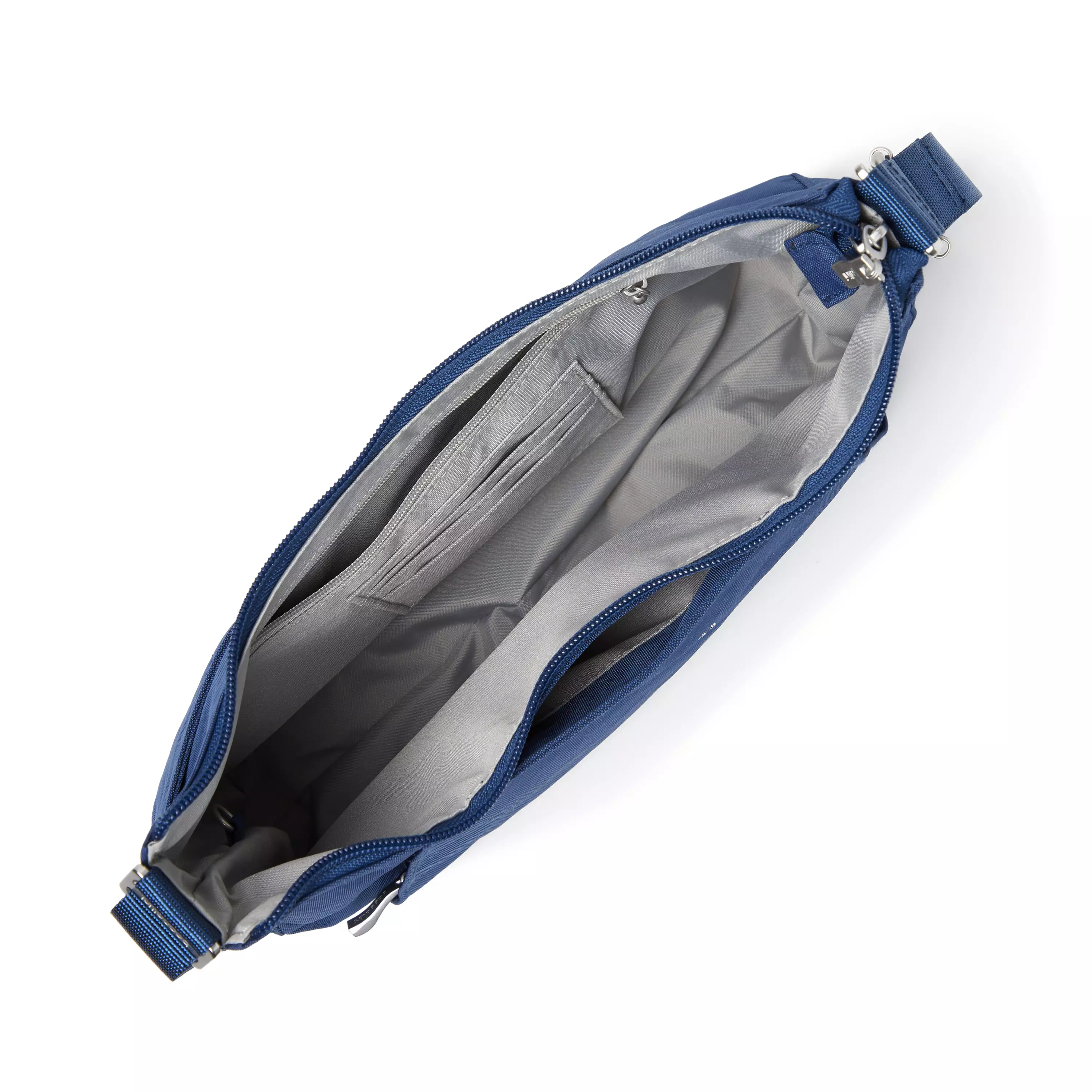 Slim Crossbody Hobo With Rfid