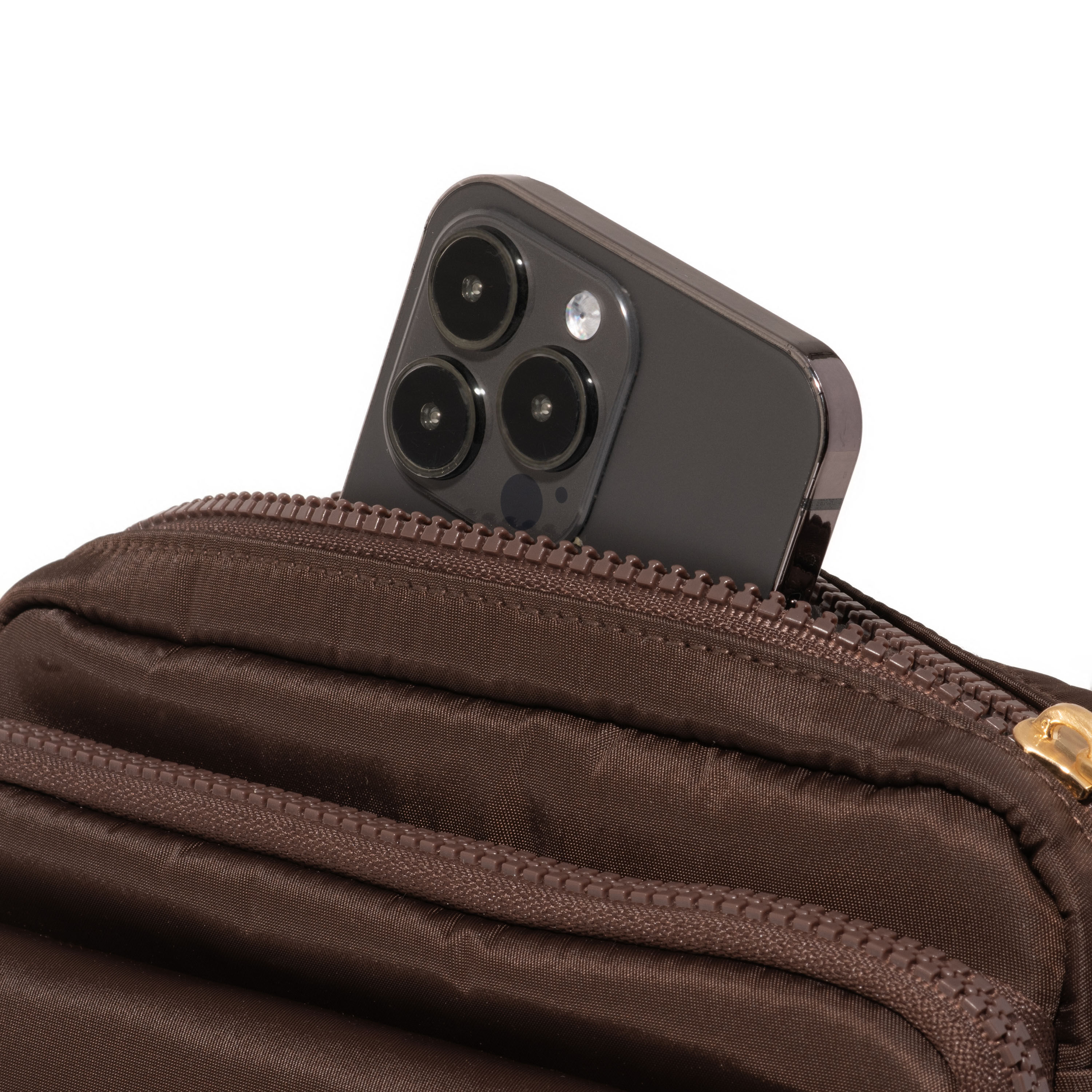 Modern Double Zip Crossbody