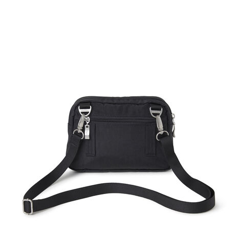 Baggallini Women's Triple Zipper Convertible Crossbody Bag, Black Sand Baggallini Women's Triple Zipper Convertible Crossbody Bag, Black Sand
