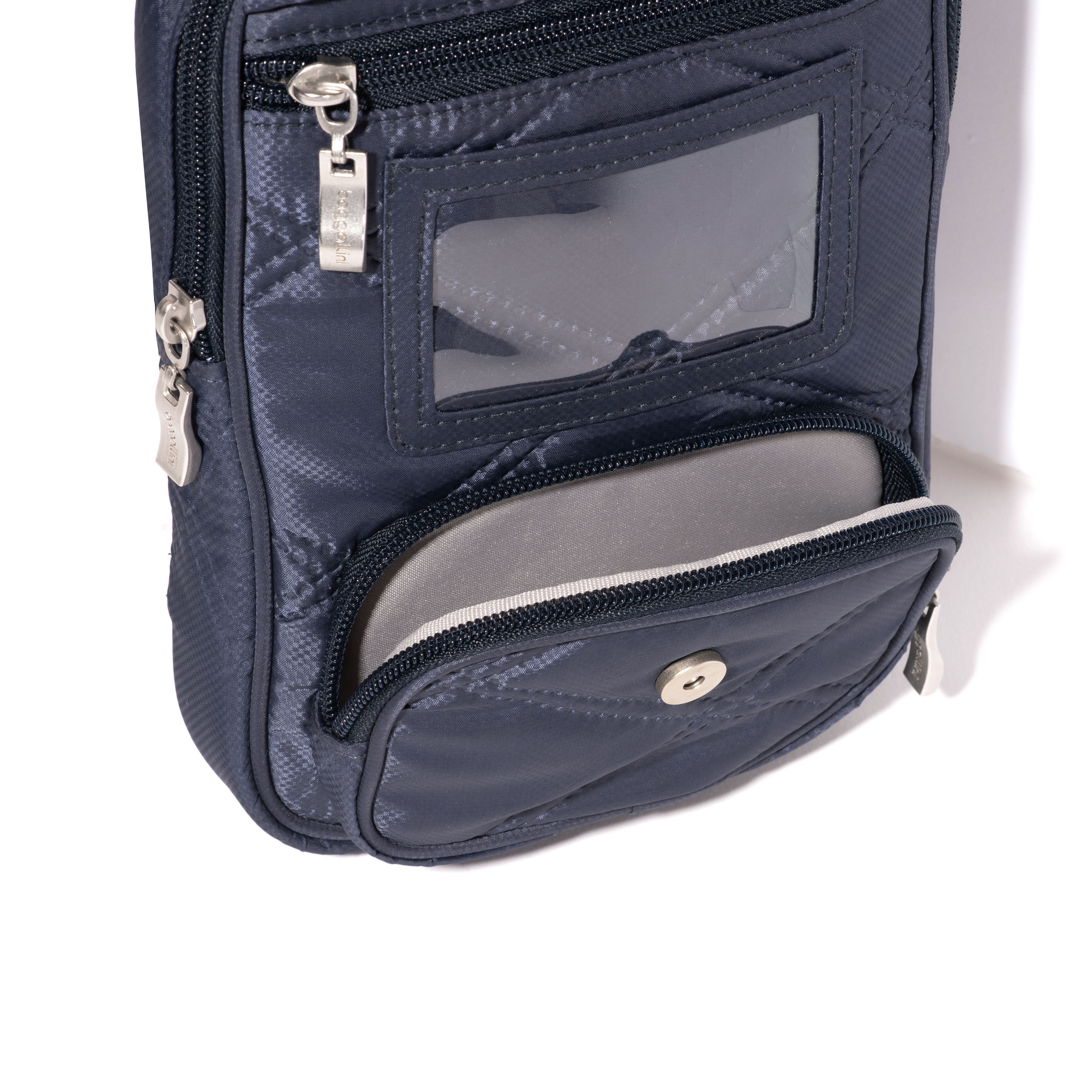 【EMIS】JERSEY FOLDING CROSSBODY BAG-NAVY JERSEY FOLDING CROSSBODY BAG-NAVY - EMIS