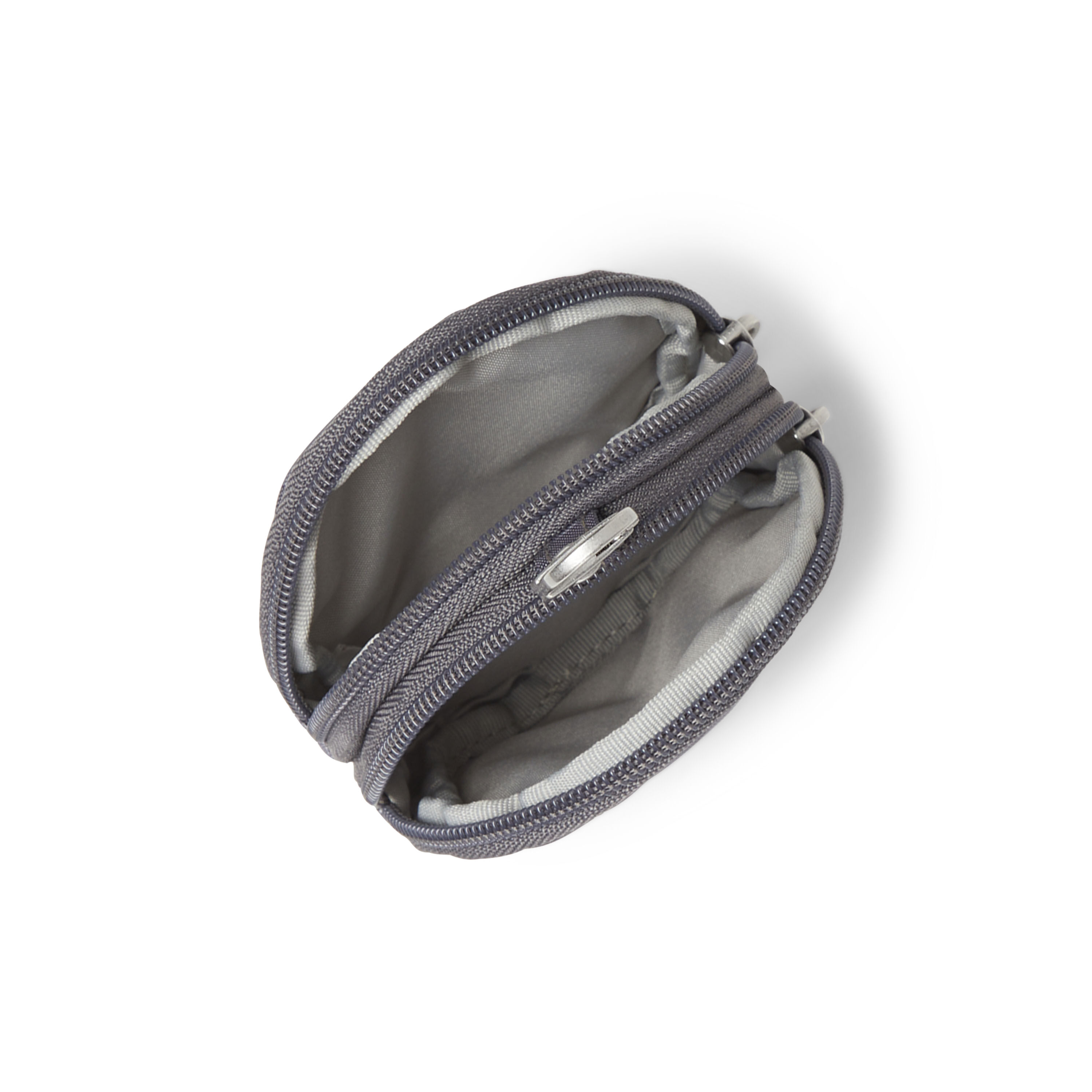 Round Double Zip Pouch