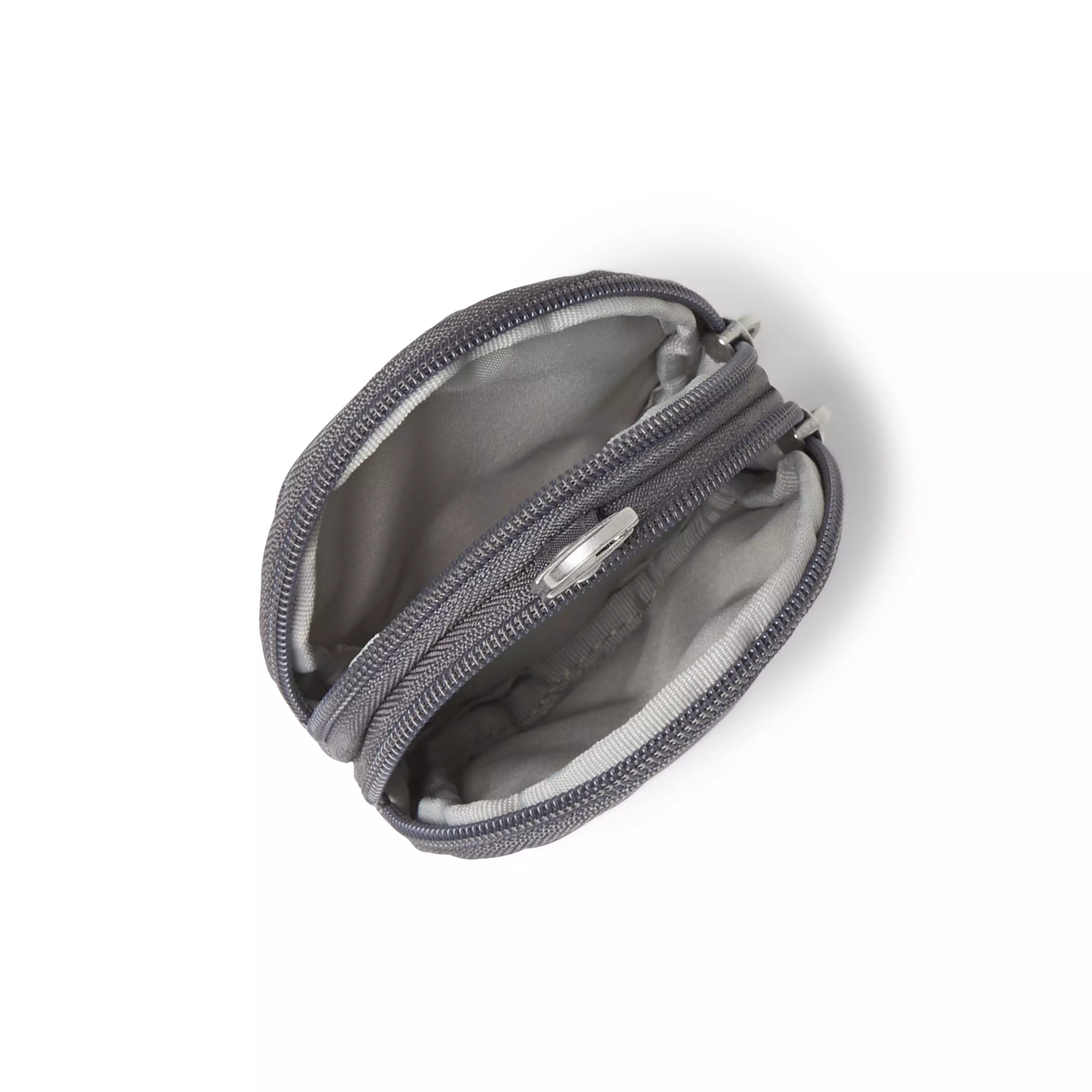 Round Double Zip Pouch