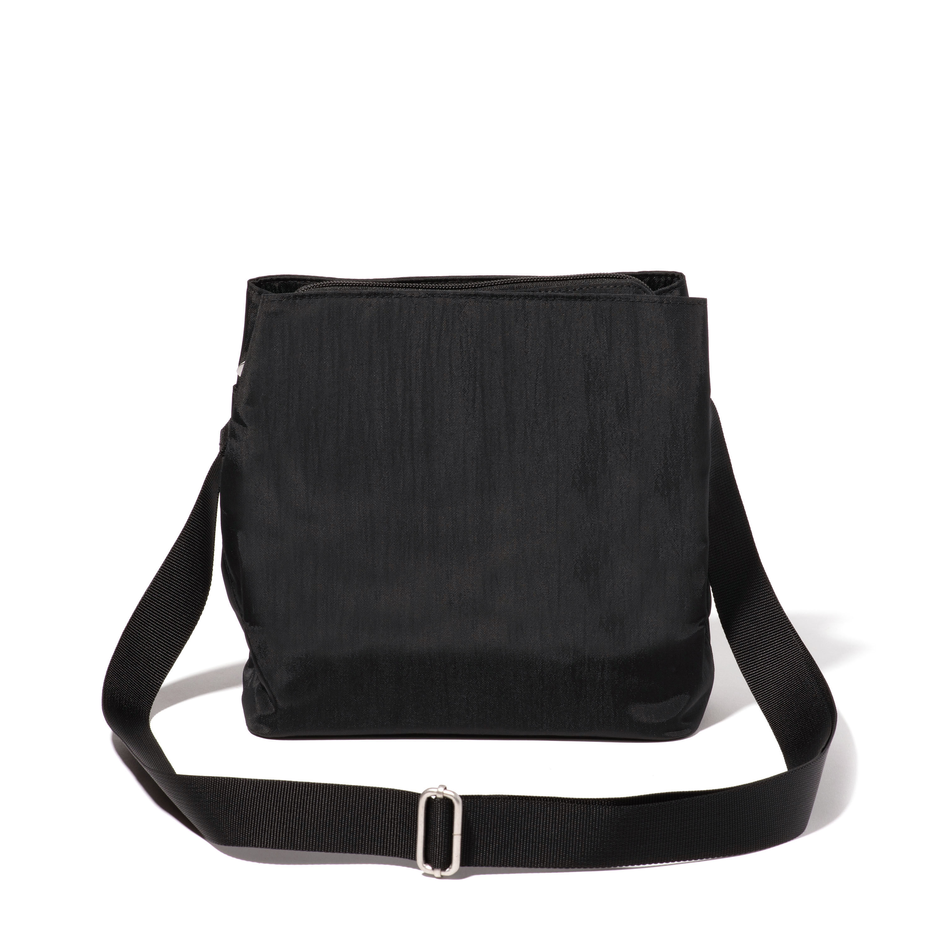 Triple Compartment Crossbody Bag