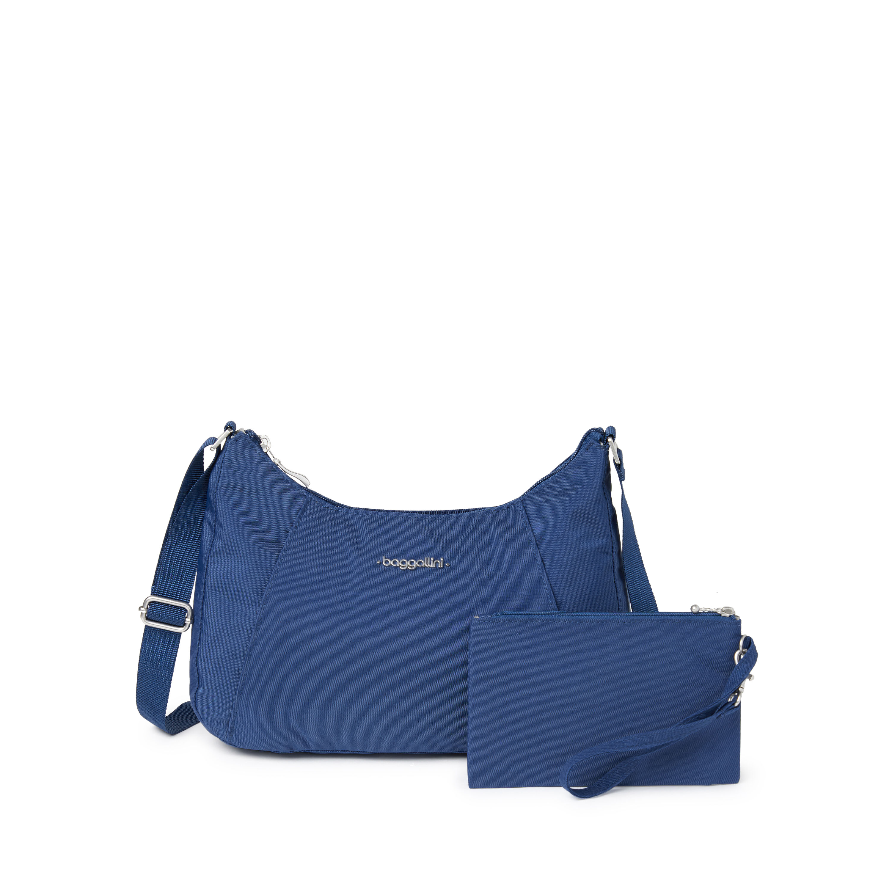Slim Crossbody Hobo With Rfid