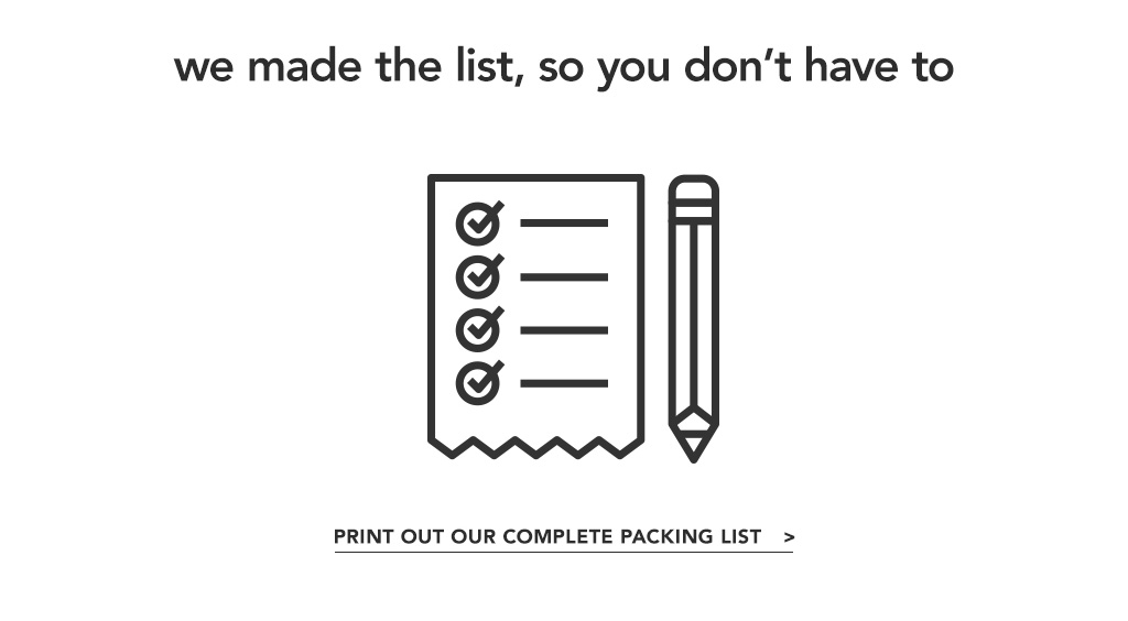 Baggallini Packing List