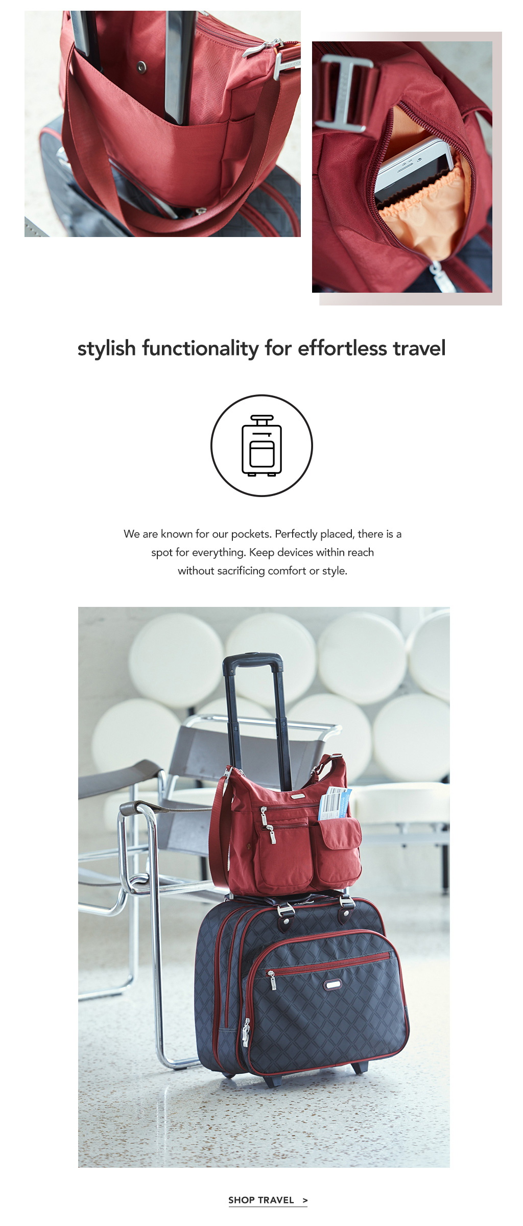 shop all travel bags