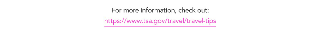 TSA travel tips