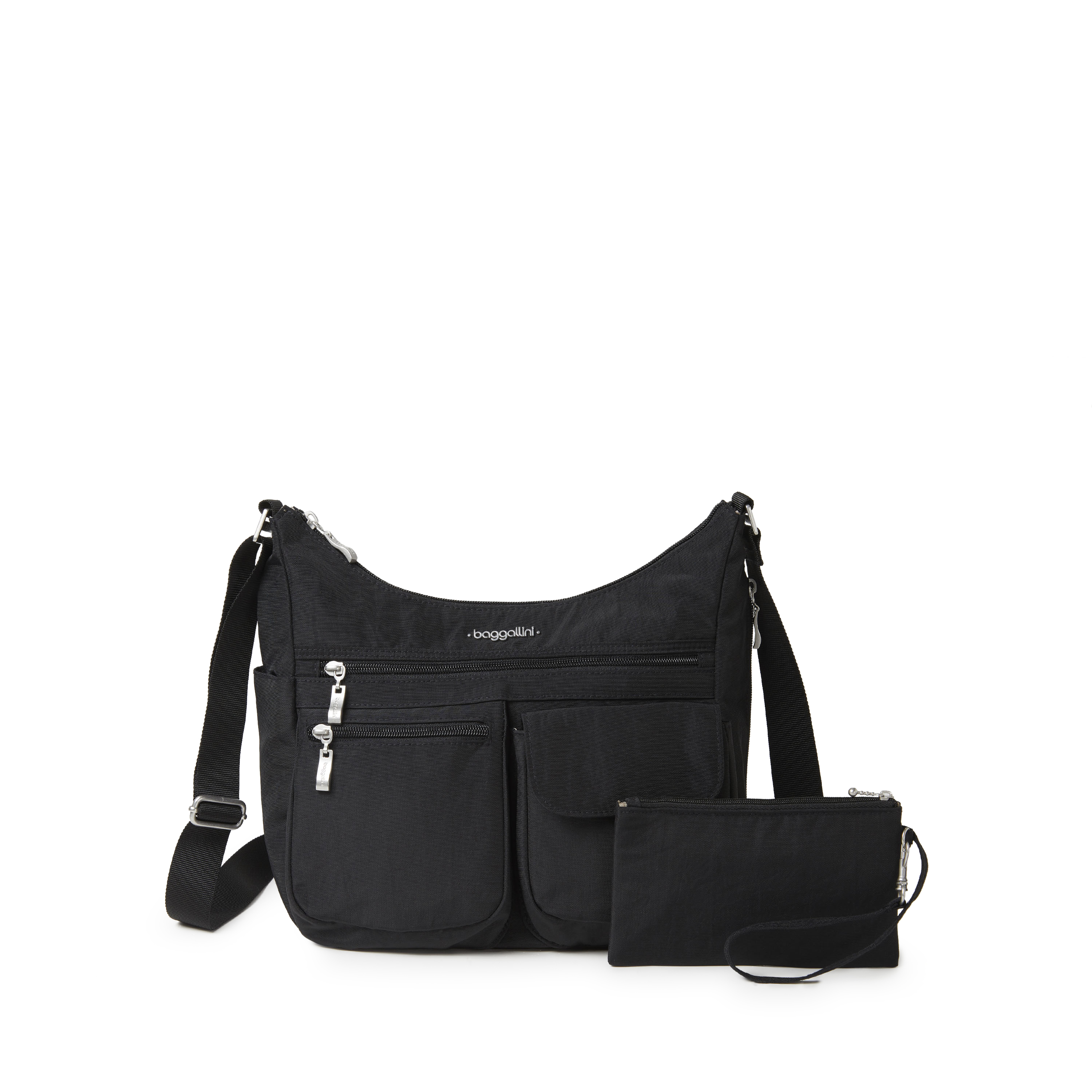 Women's Everywhere Bag with RFID | Baggallini in Black | Medium