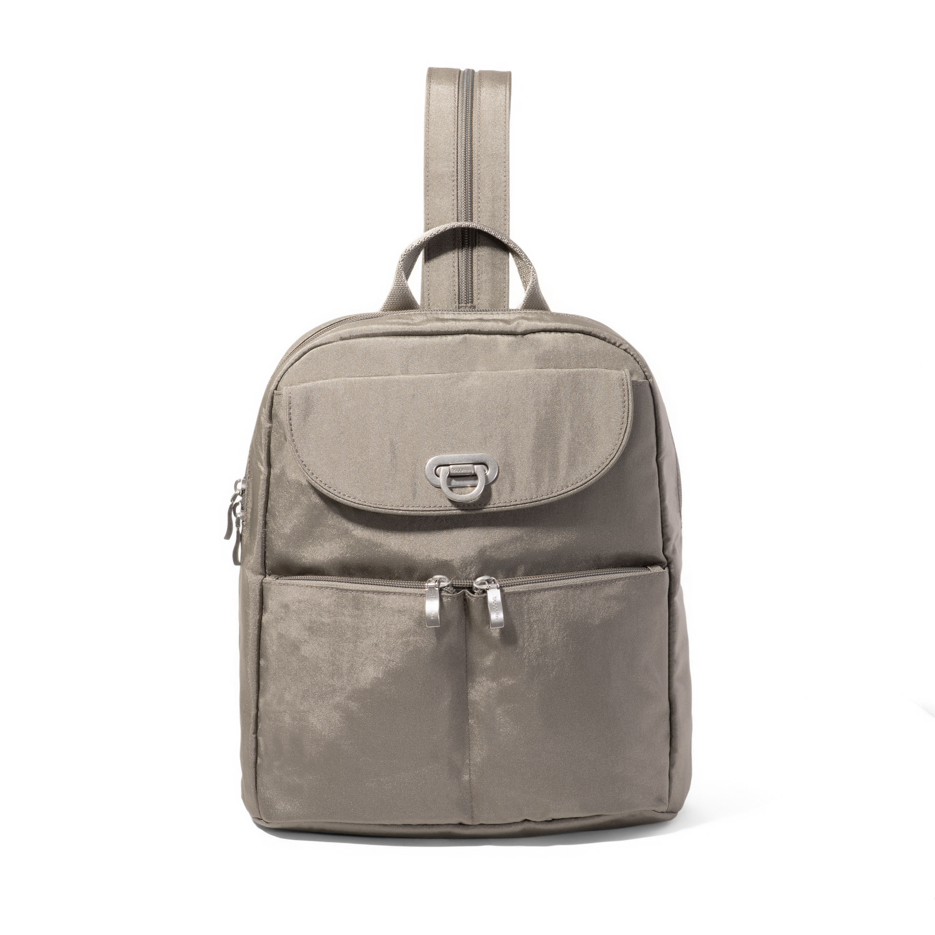 Women's Coastal Flip Lock Day Pack | Baggallini in Gray | Medium