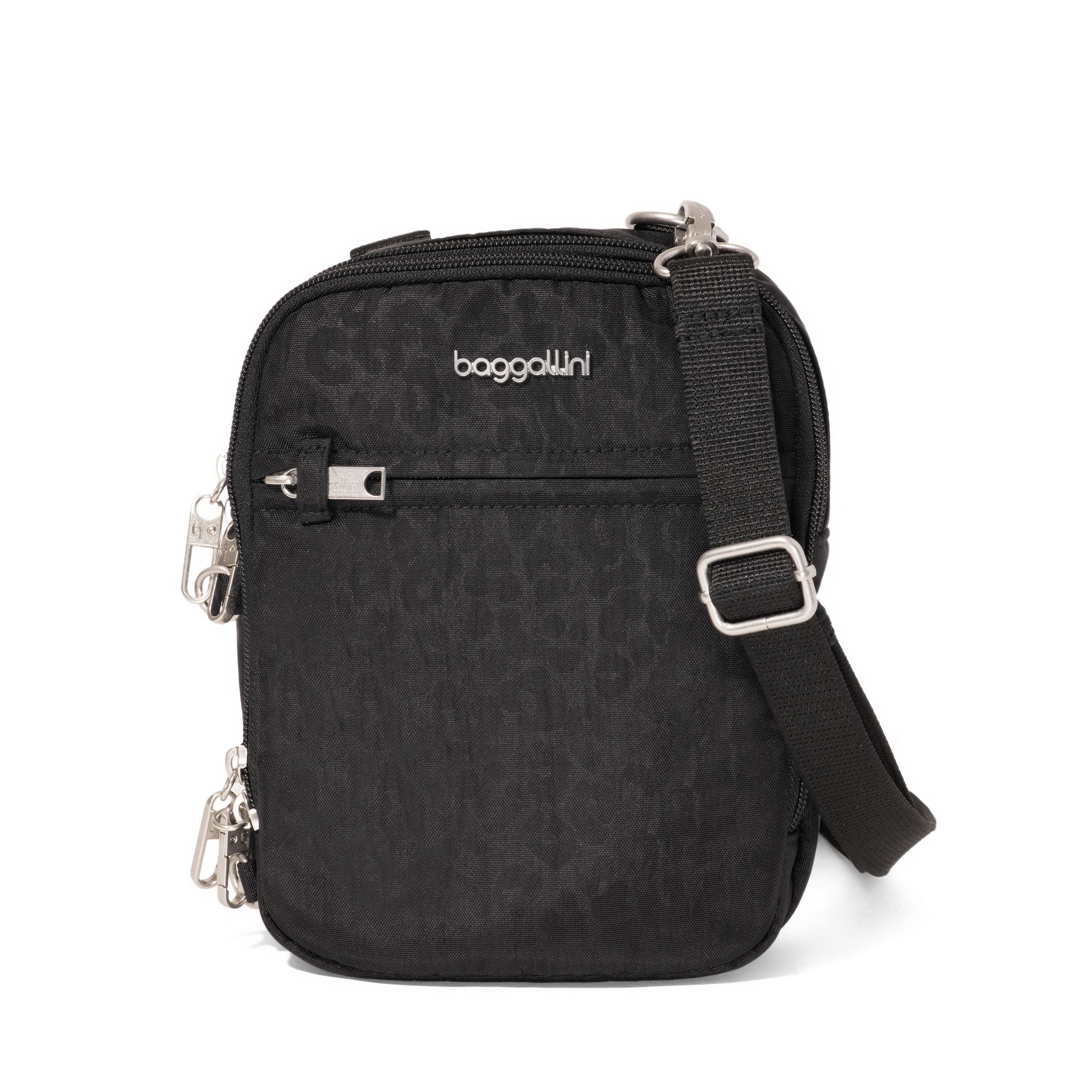 Women's Mini Everything Anti-Theft Crossbody Bag | Securtex | Baggallini in Black | Xsmall