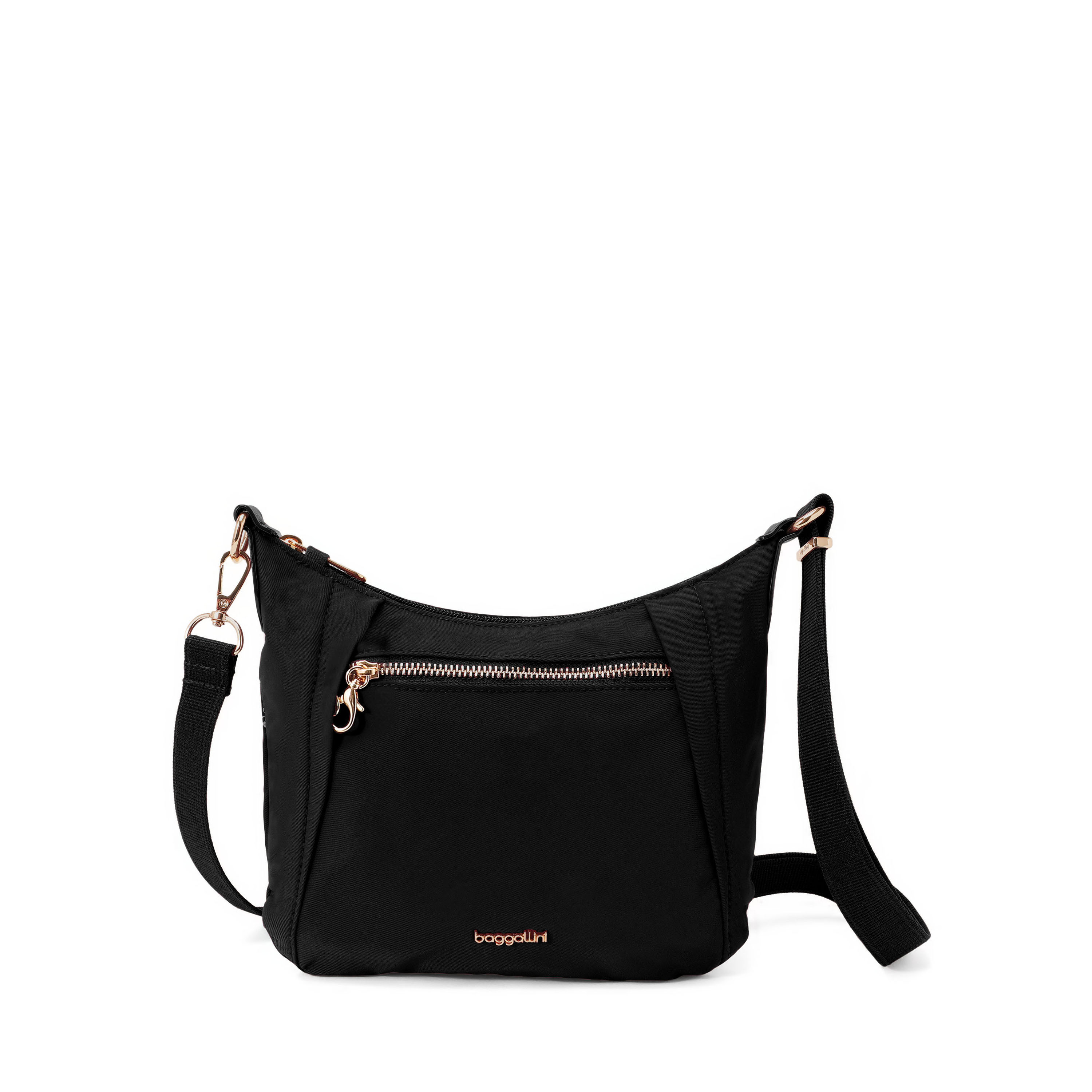 Women's Securtex® Jet Set Anti-Theft Mini Crossbody Bag | Baggallini in Black | Xsmall