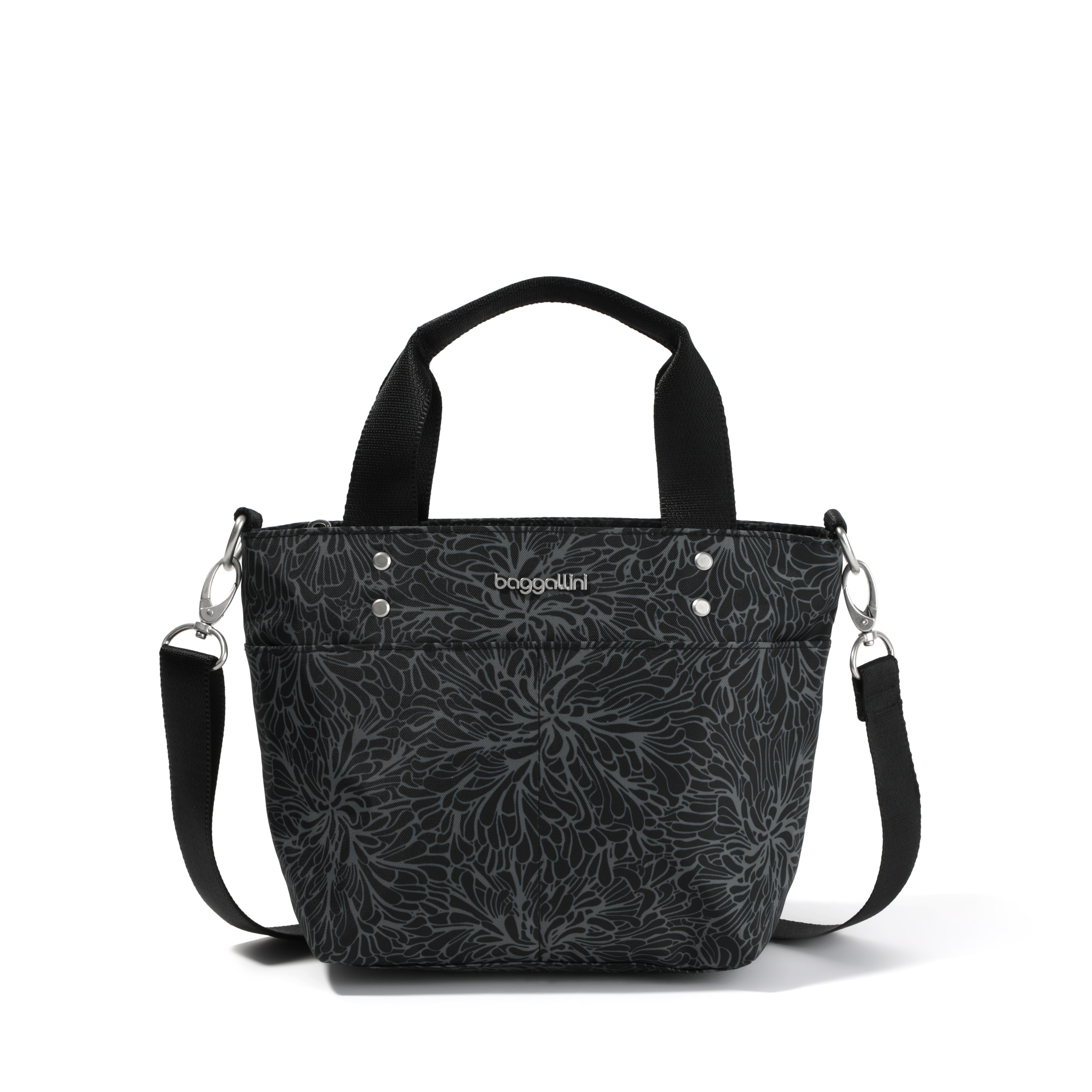 True Classic Mini Tote Bag | Baggallini in Black | Xsmall