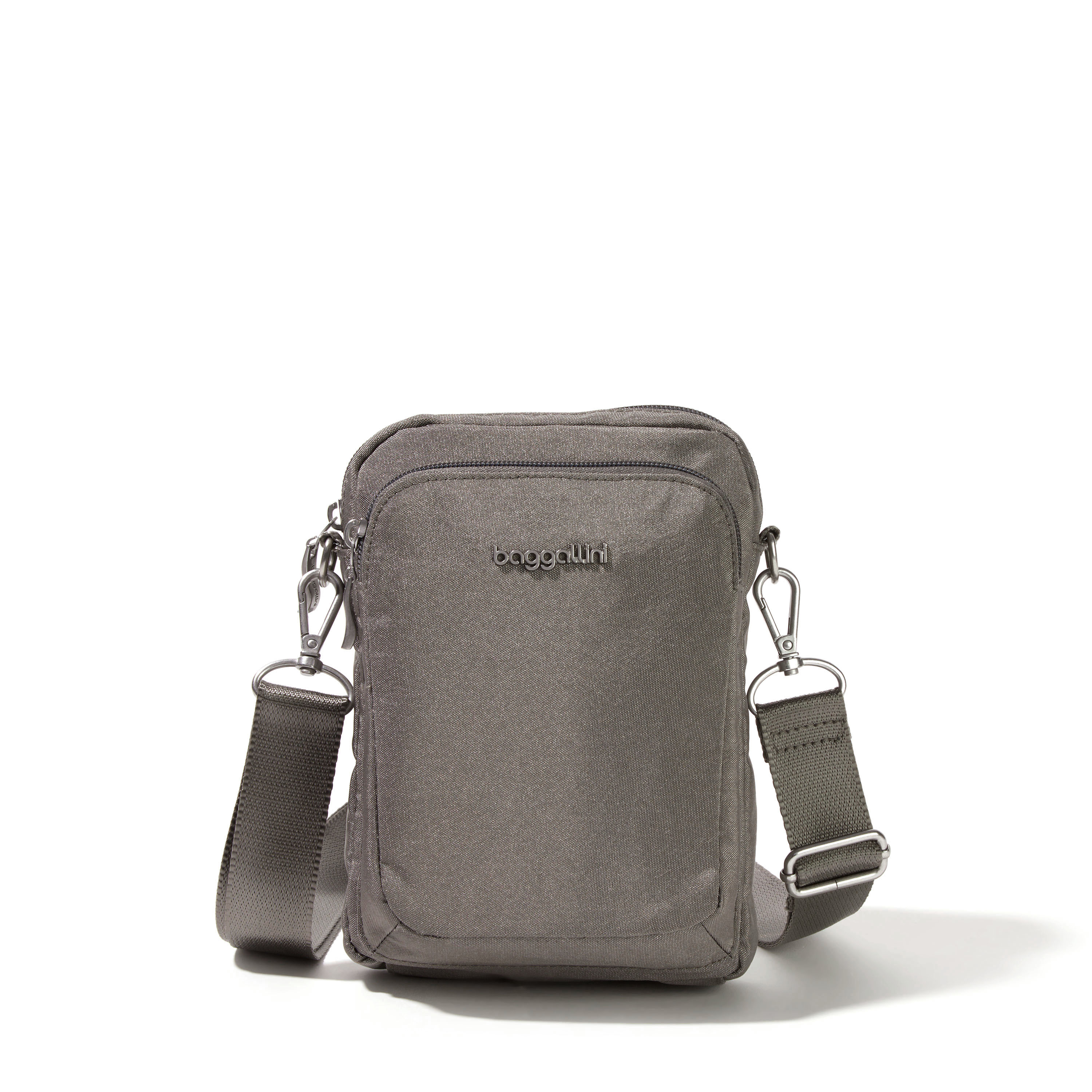 Women's True Classic Explorer Crossbody Bag | Baggallini in Gray | Small