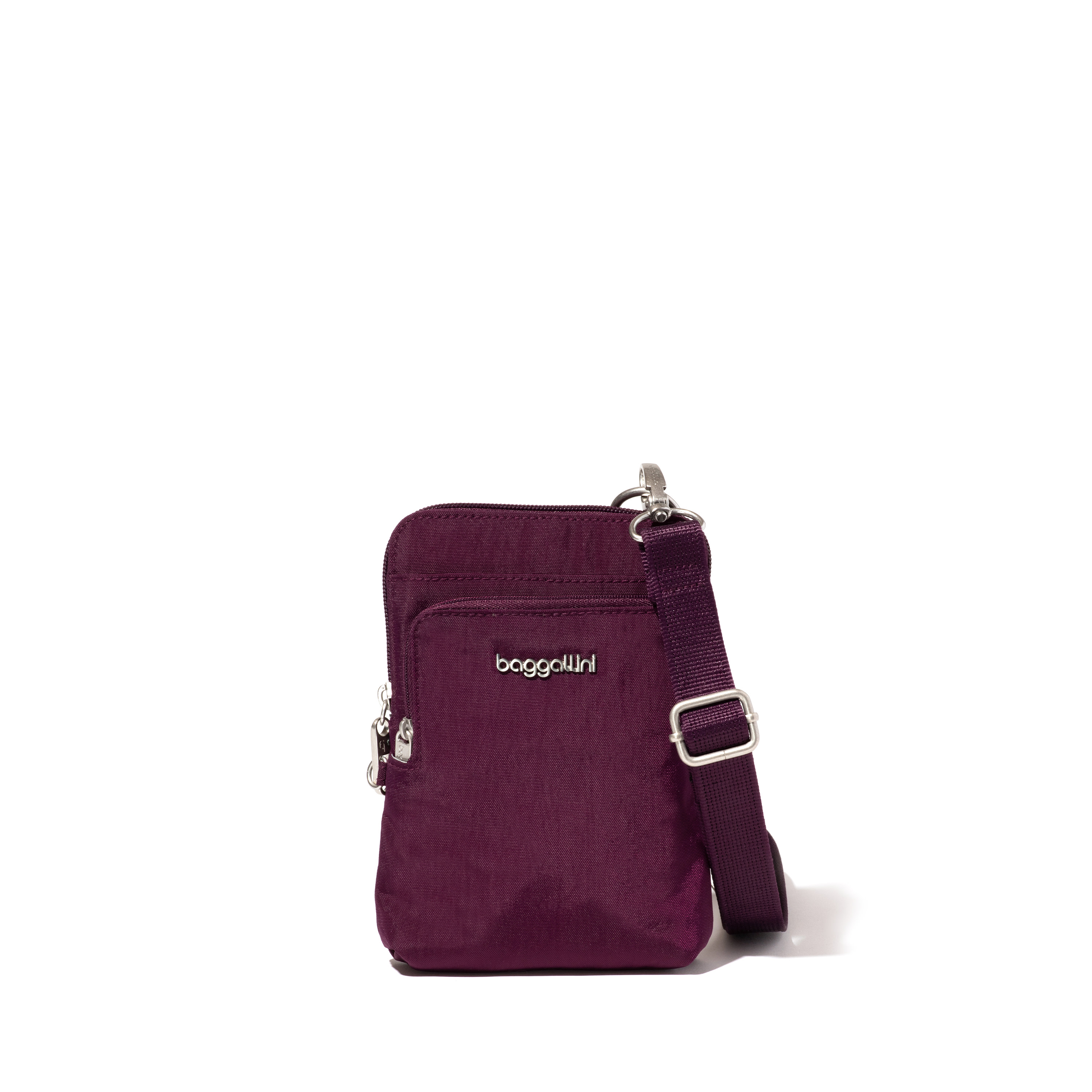 Women's Activity Anti-Theft Crossbody Bag | Securtex | Baggallini in Purple | Xsmall