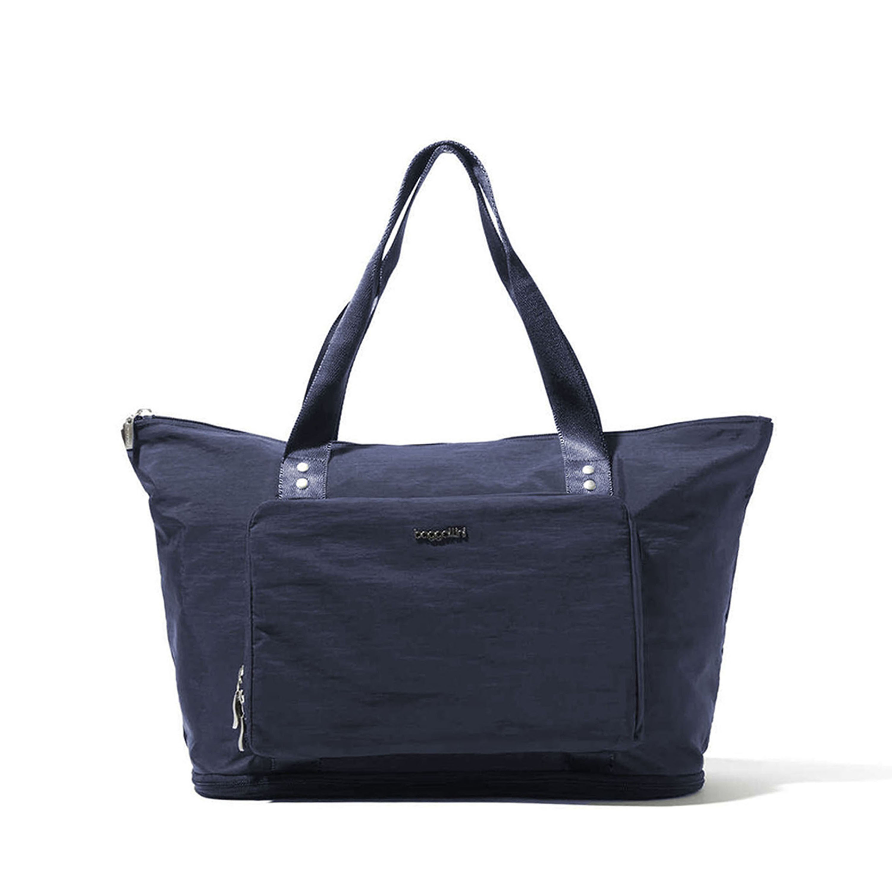 Carryall Expandable Packable Tote Bag | Baggallini in Blue | Small