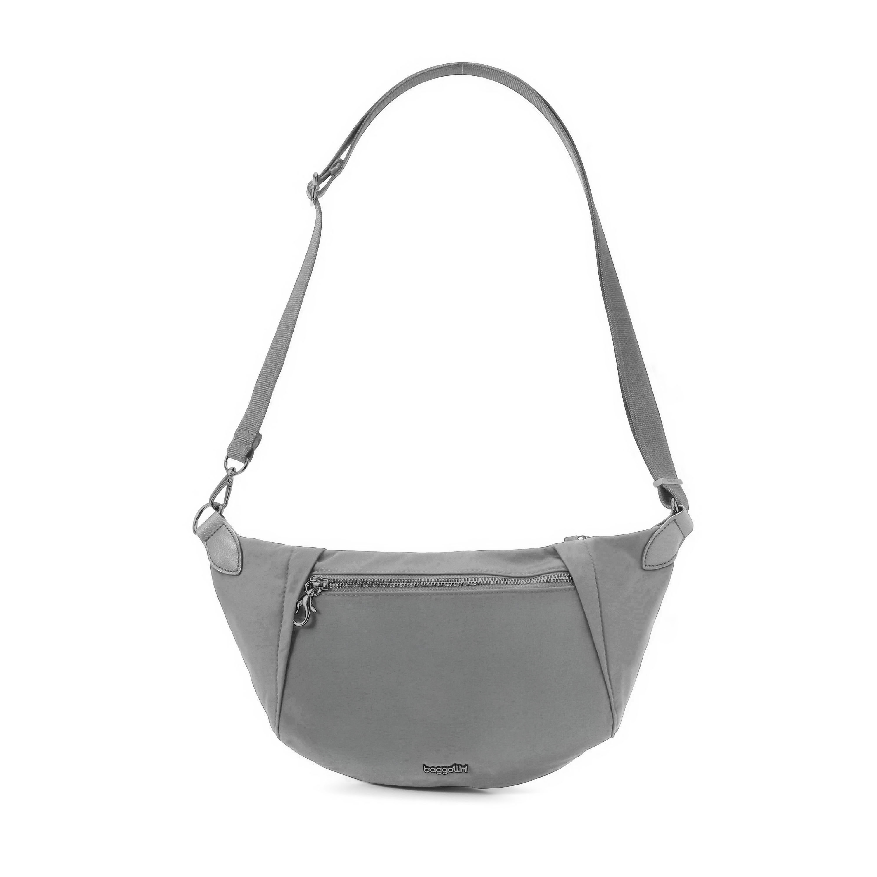Securtex® Jet Set Anti-Theft Crescent Sling | Baggallini in Gray | Small