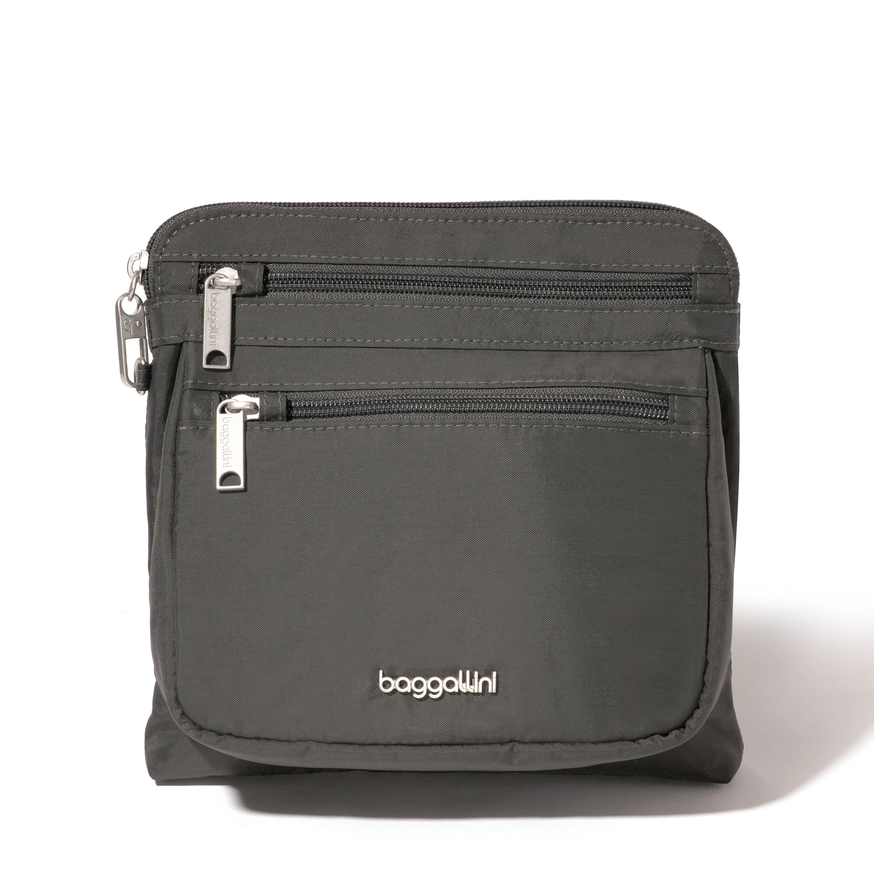Women's Anti-Theft Crossbody Bag | Securtex | Baggallini in Gray | Small