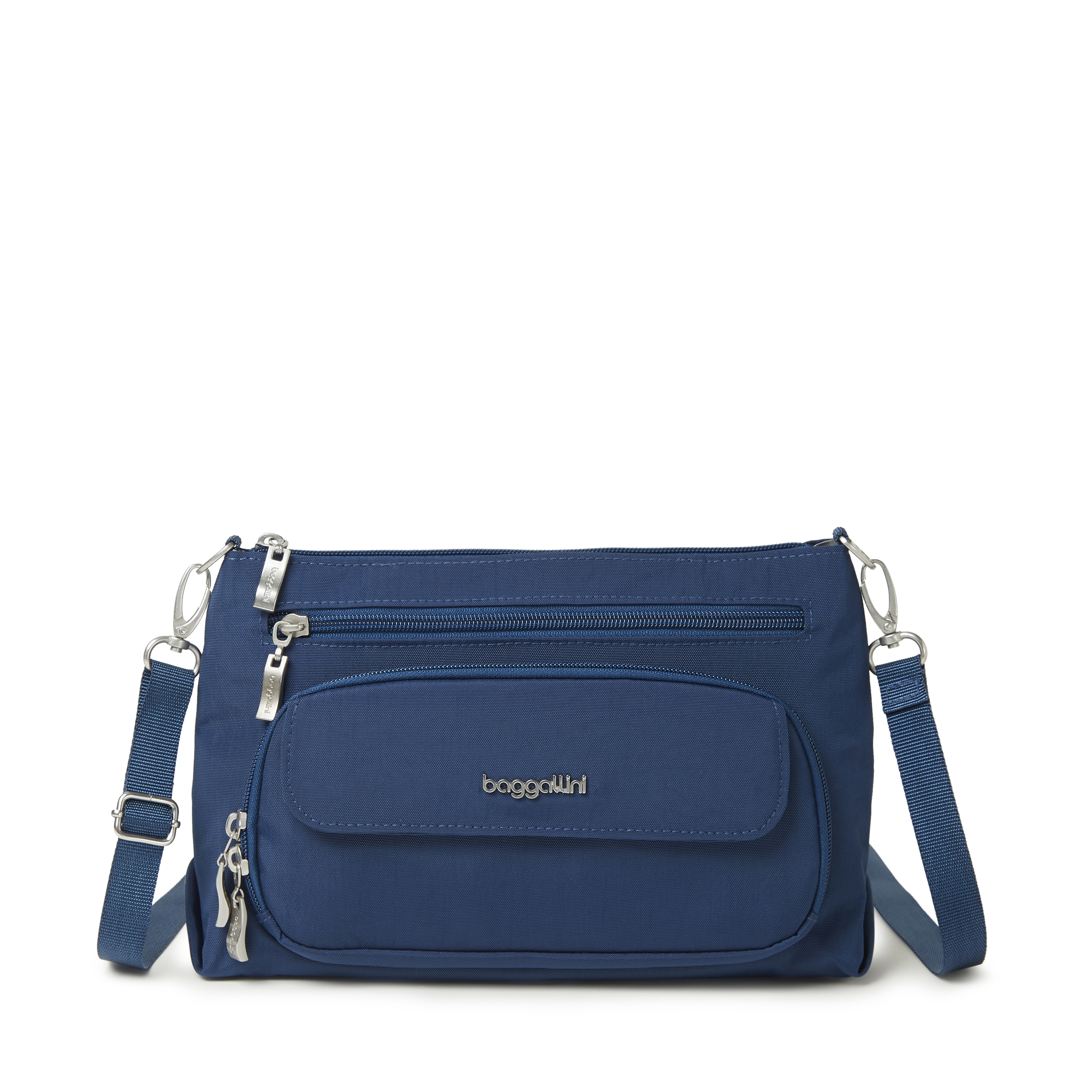 Baggallini Women's Original Rfid Everyday Crossbody Bag - Blue