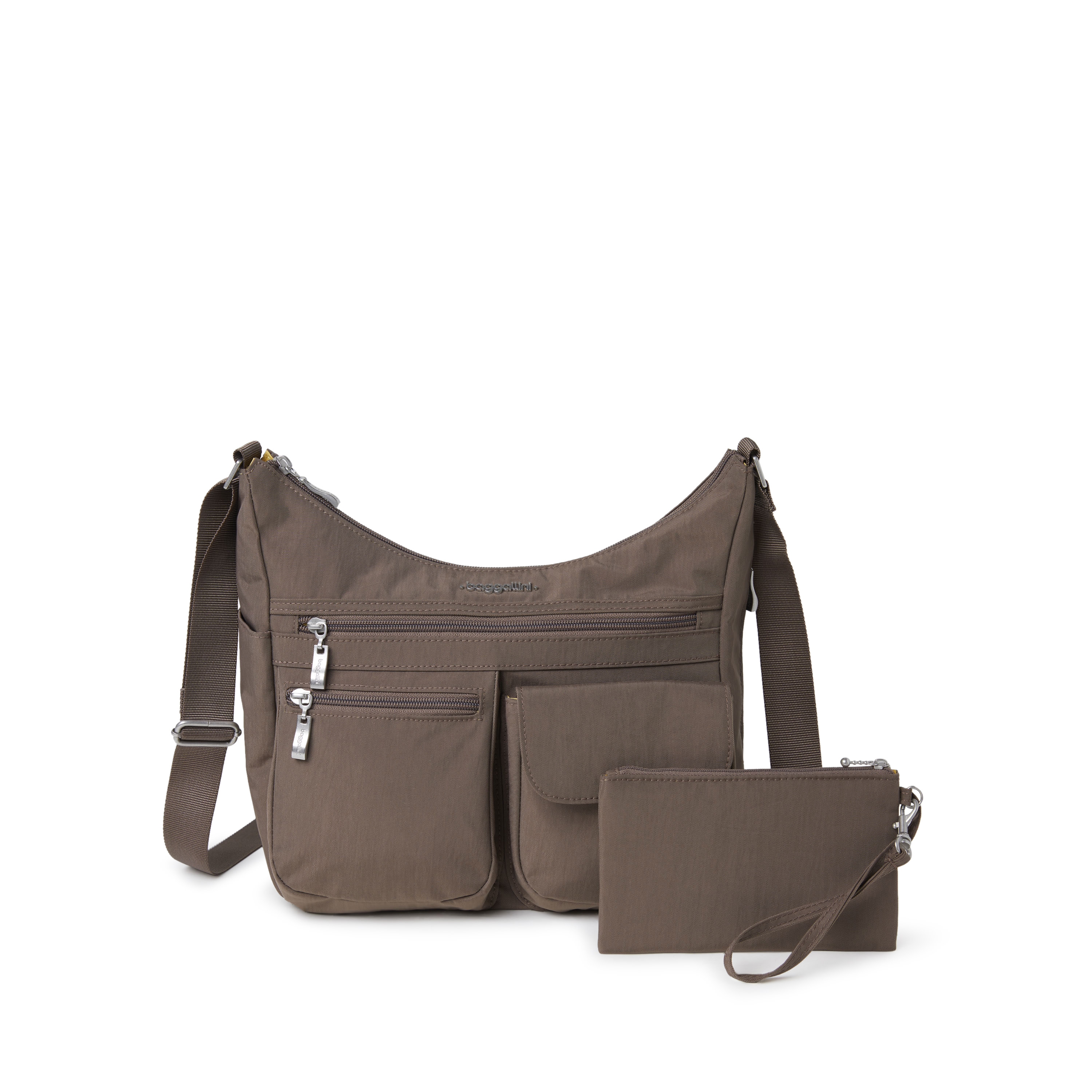 Women's Everywhere Bag with RFID | Baggallini in Beige | Medium