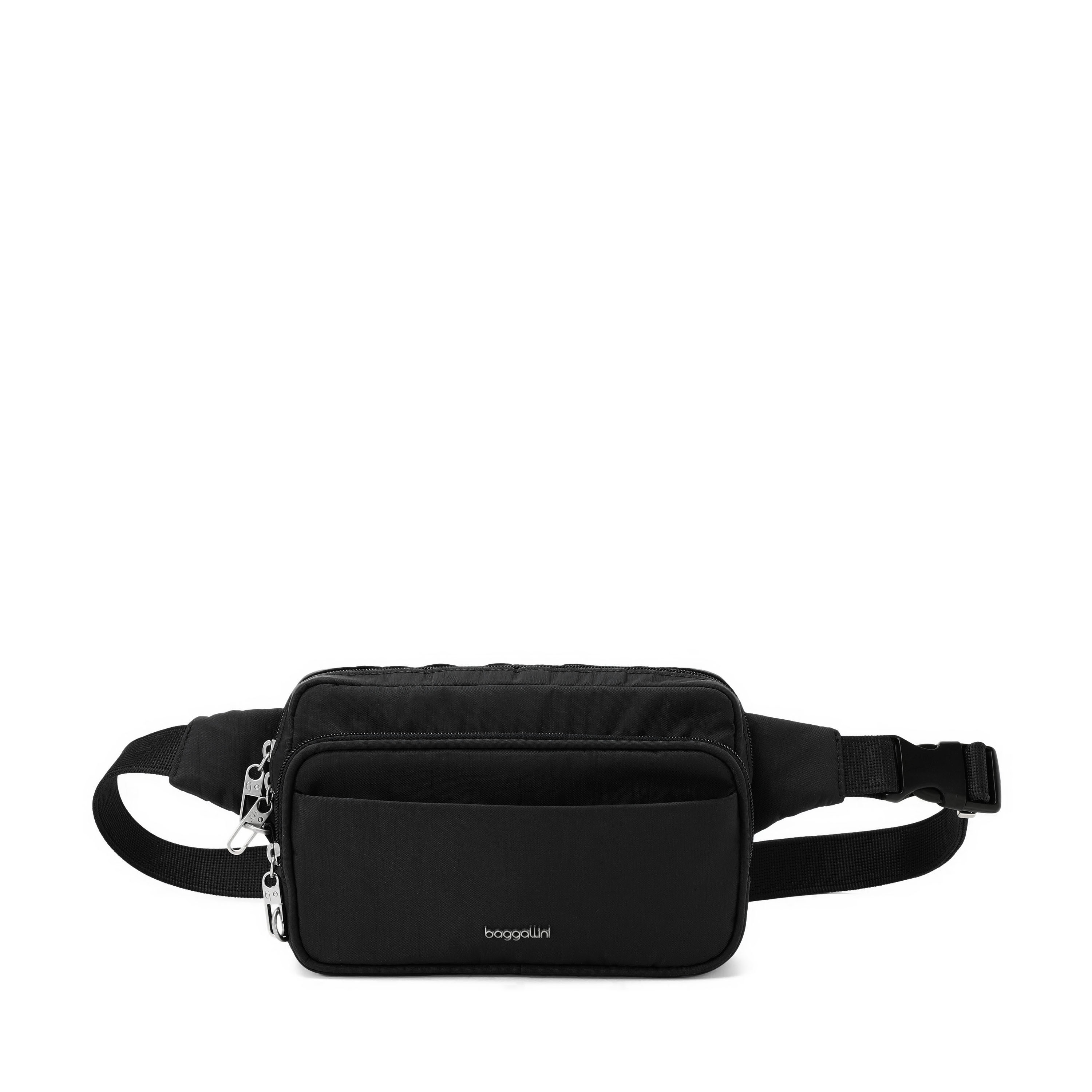 Securtex® Journey Anti-Theft Belt Bag | Baggallini in Black | Small