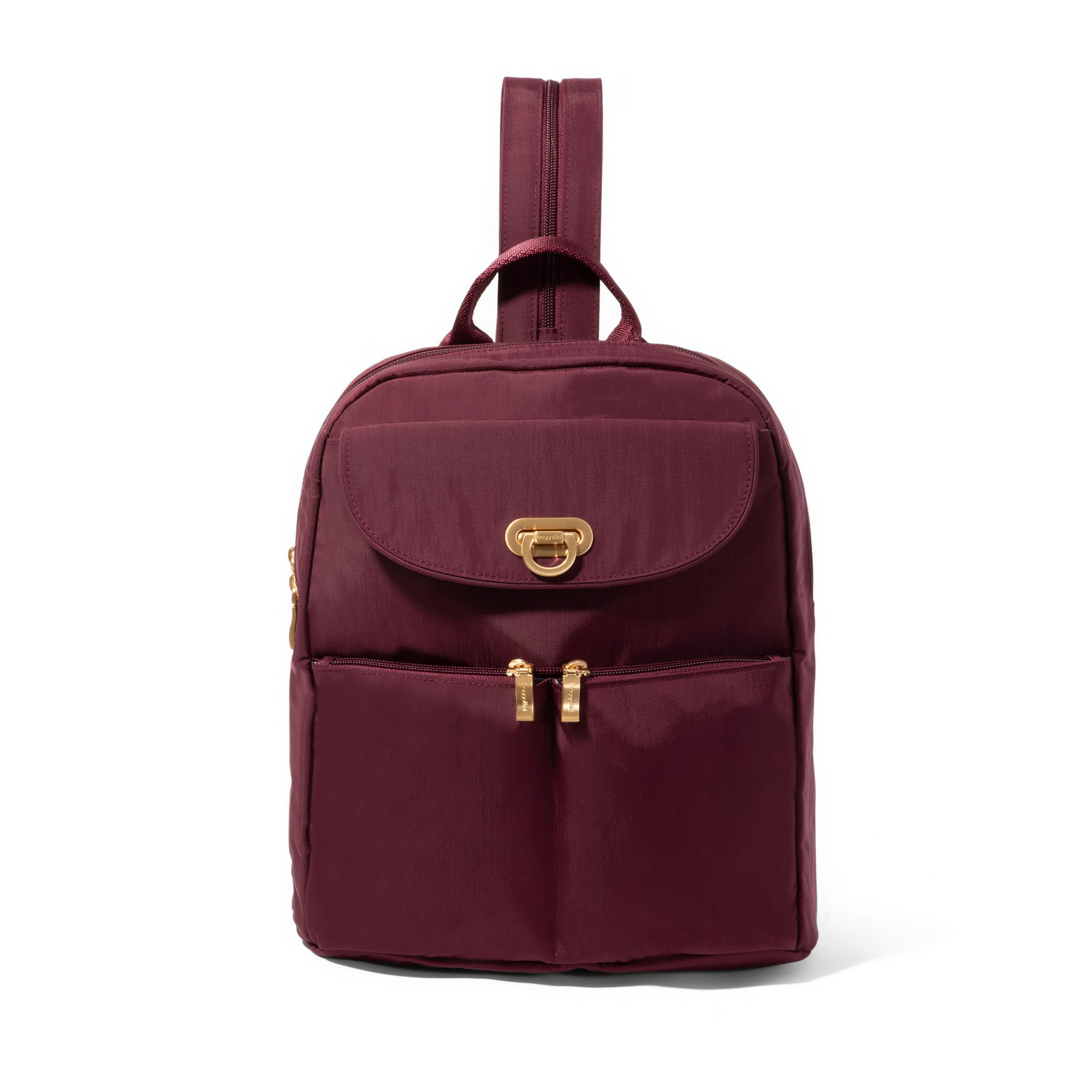 Women's Coastal Flip Lock Day Pack | Baggallini in Red | Medium