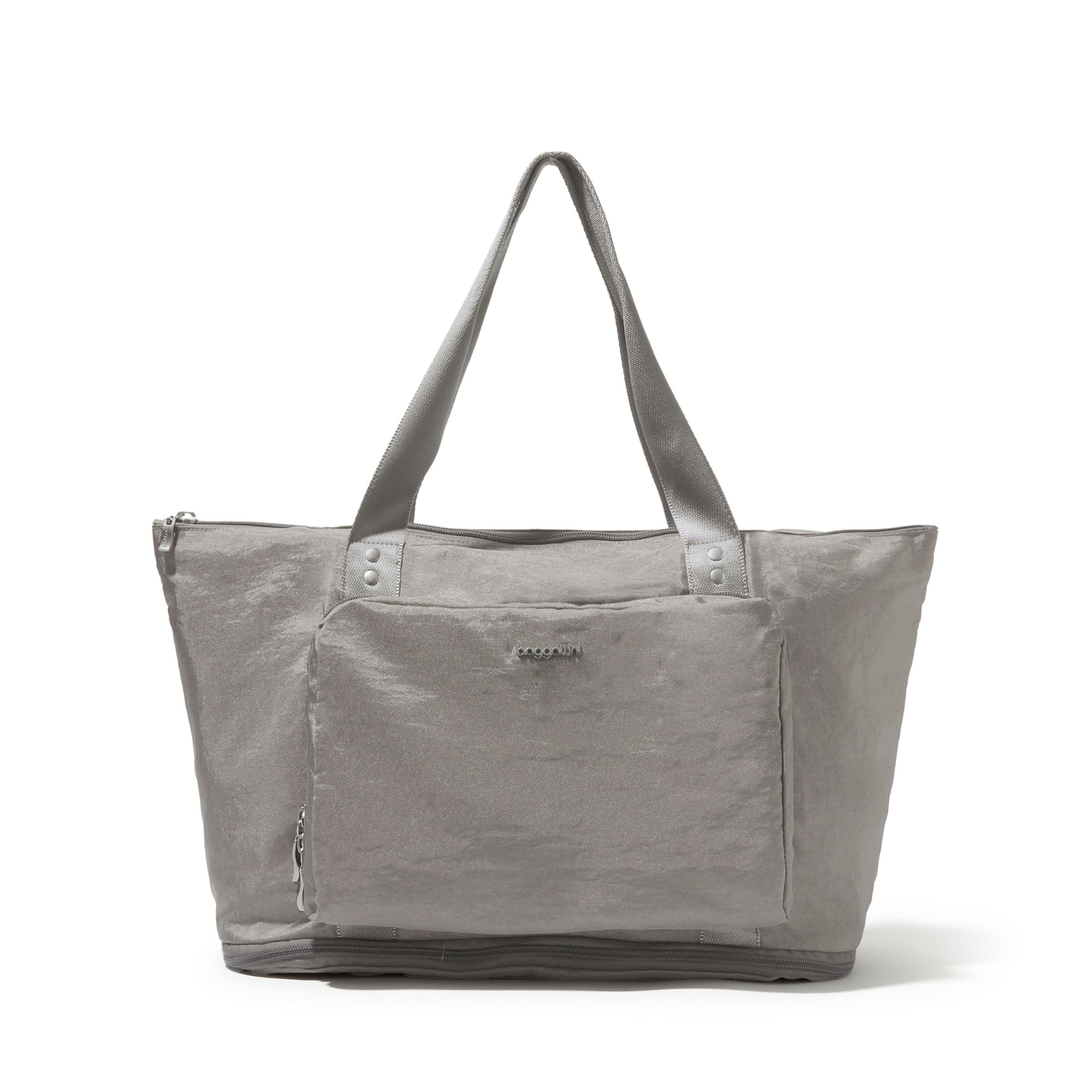 Carryall Expandable Packable Tote Bag | Baggallini in Gray | Small