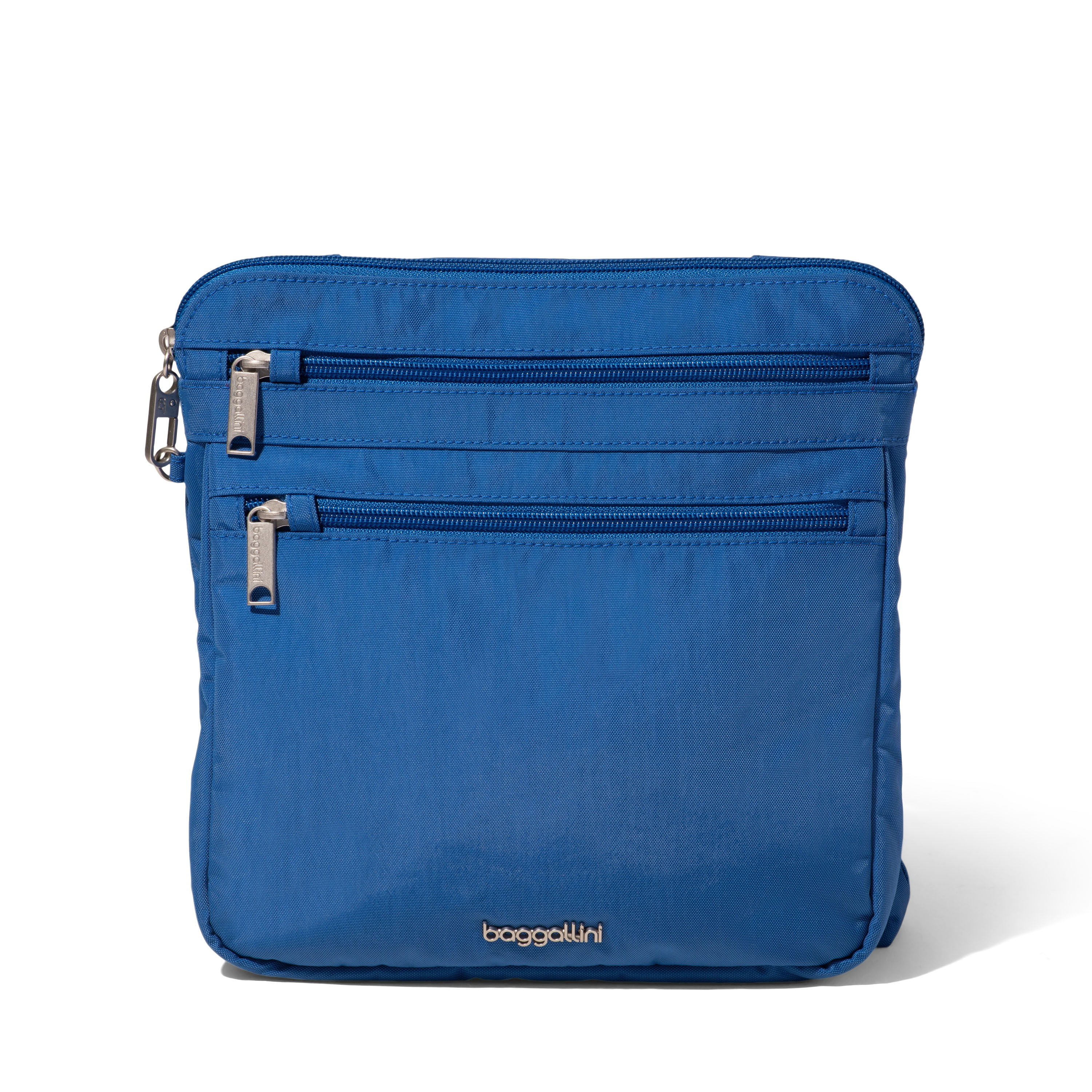 Women's Large Anti-Theft Crossbody Bag | Securtex | Baggallini in Blue | Small