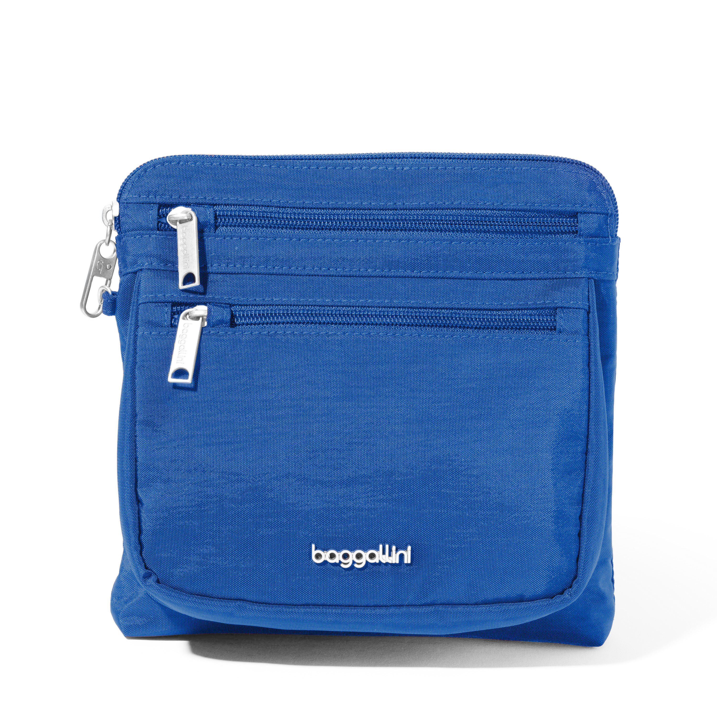 Women's Anti-Theft Crossbody Bag | Securtex | Baggallini in Blue | Small