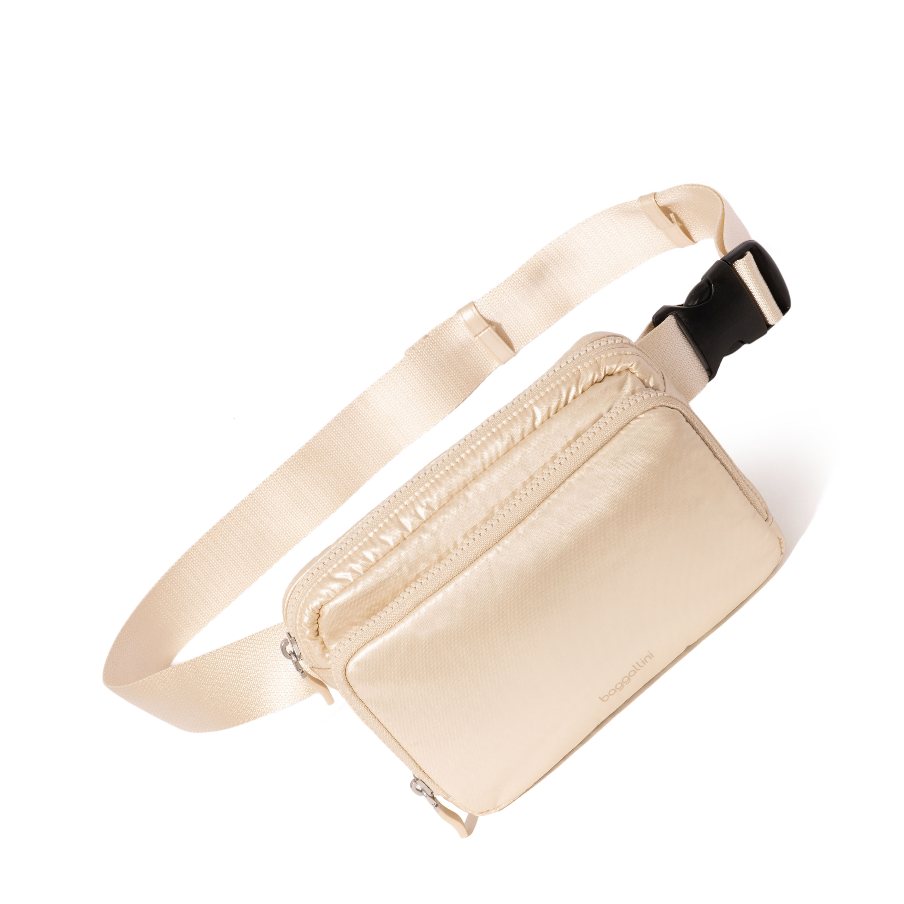 Women's Belt Bag Sling | Modern Collection | Baggallini in Beige | Xsmall