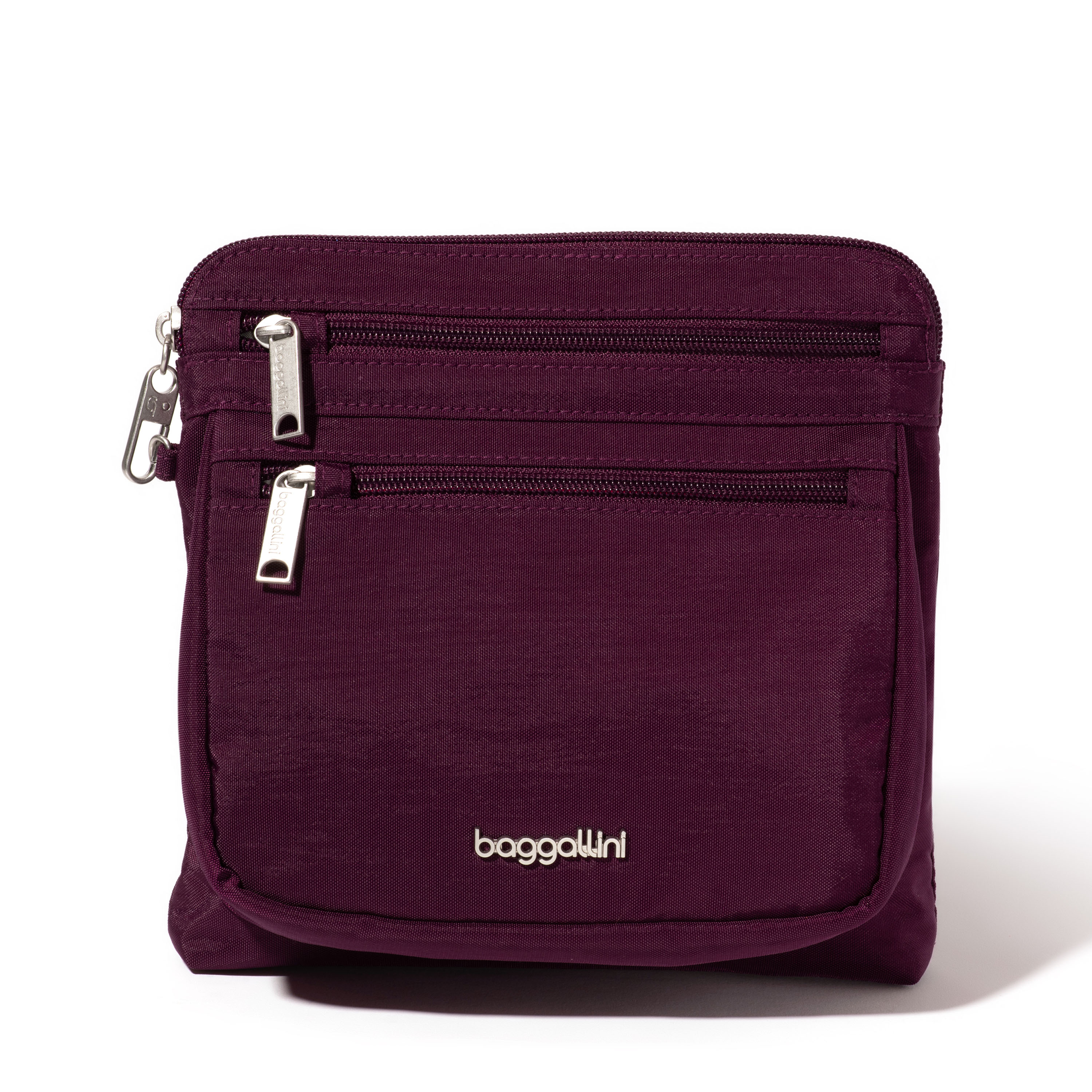 Women's Anti-Theft Crossbody Bag | Securtex | Baggallini in Purple | Small