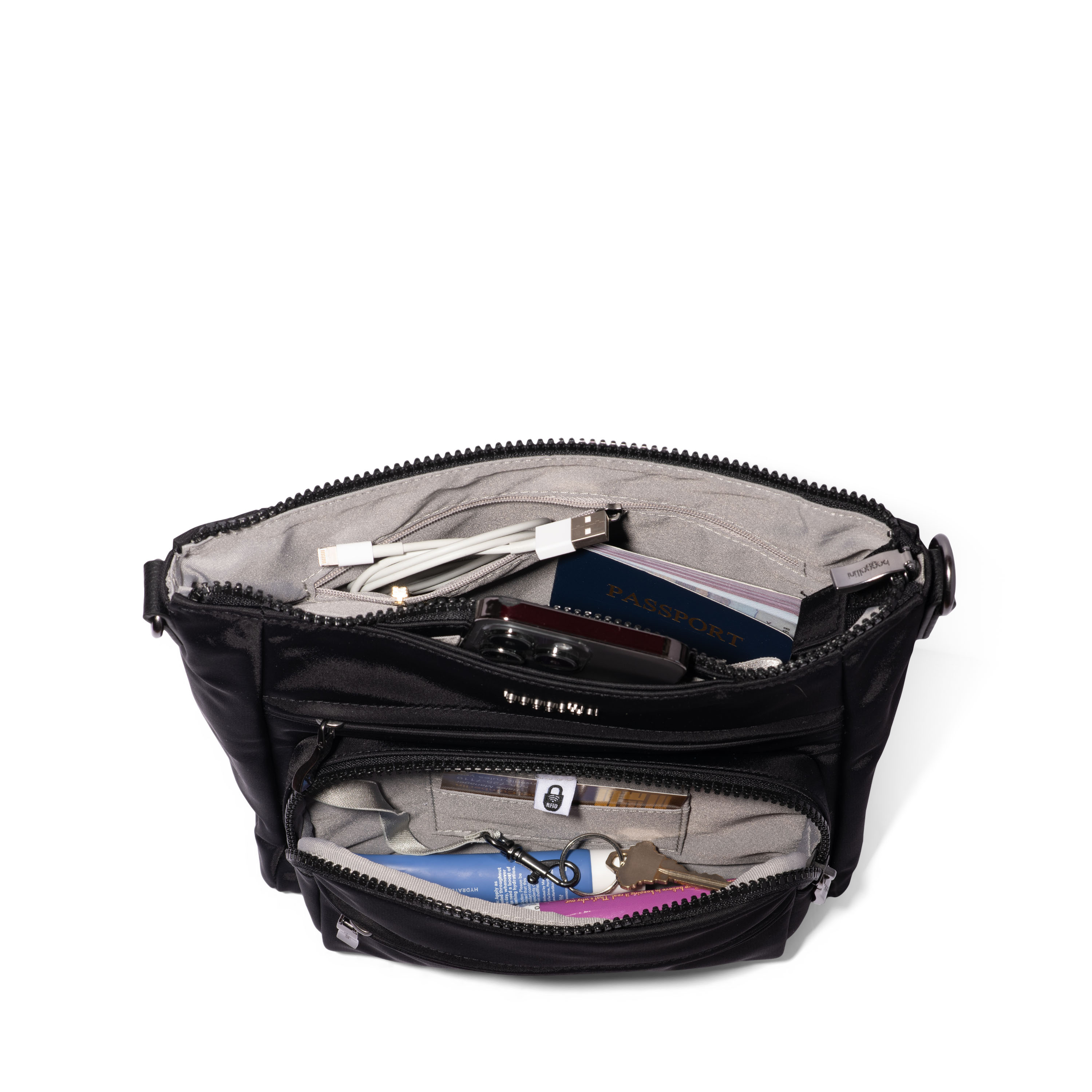 Coastal Flip Lock Camera Bag Crossbody | Baggallini