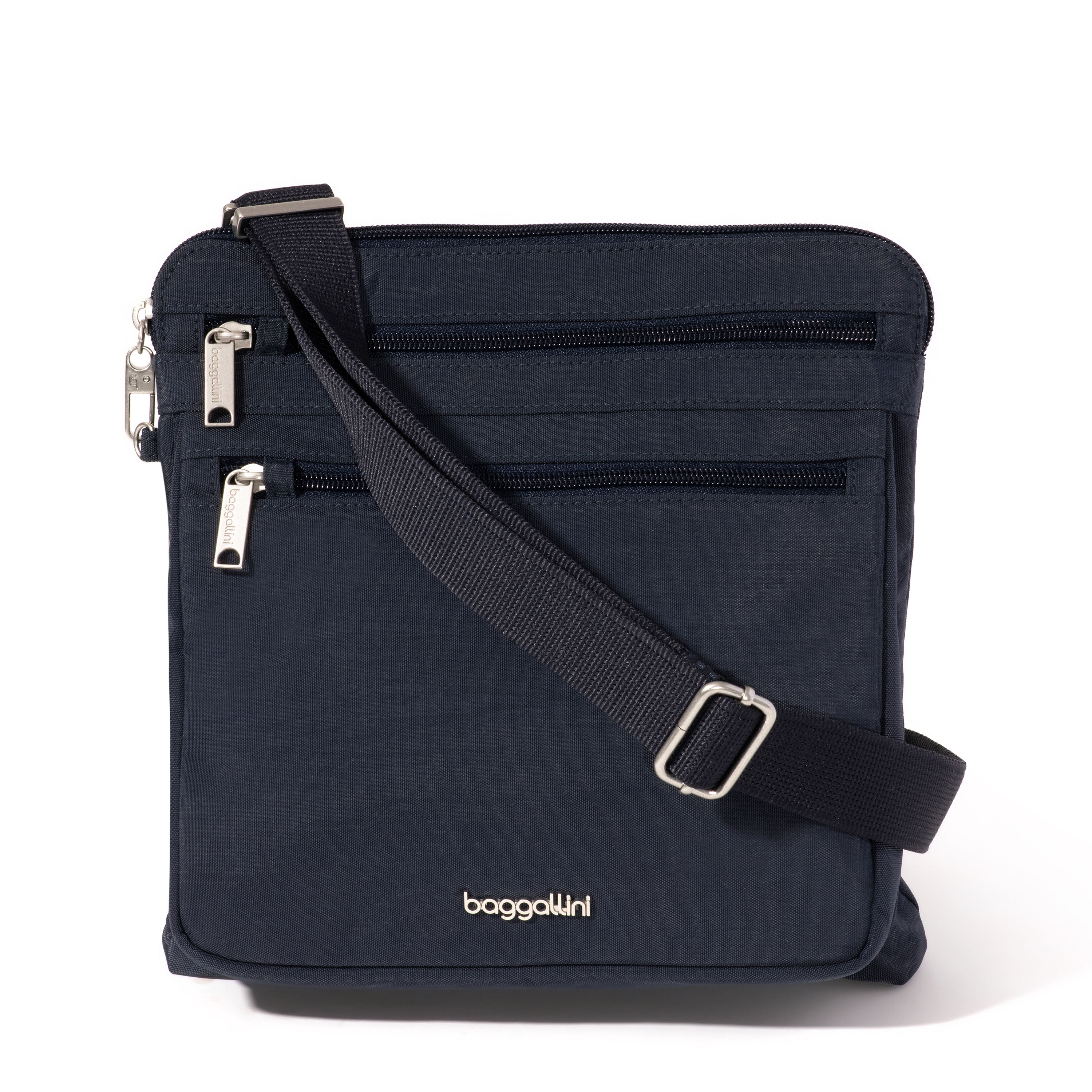 Women's Large Anti-Theft Crossbody Bag | Securtex | Baggallini in Blue | Small