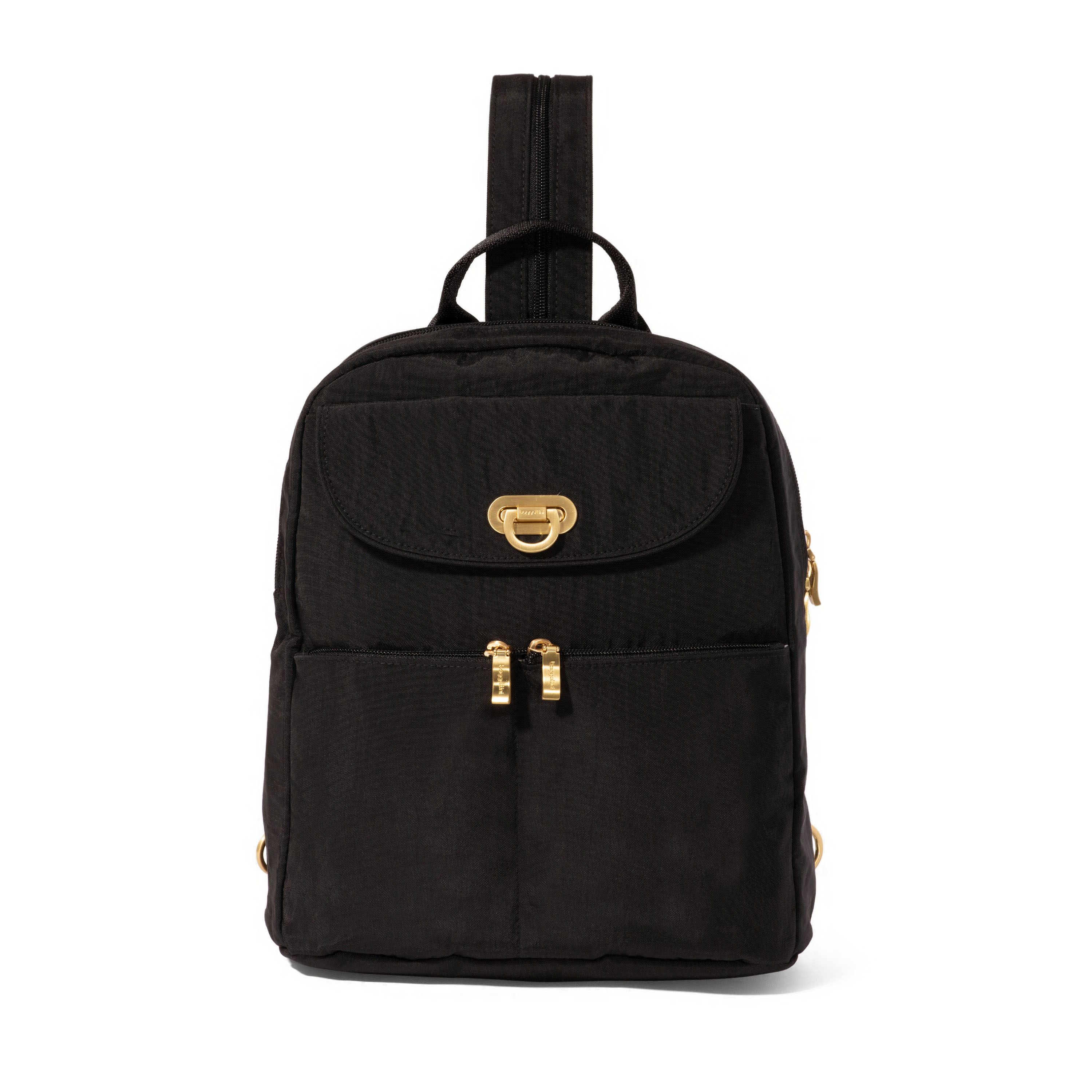 Women's Coastal Flip Lock Day Pack | Baggallini in Black | Medium
