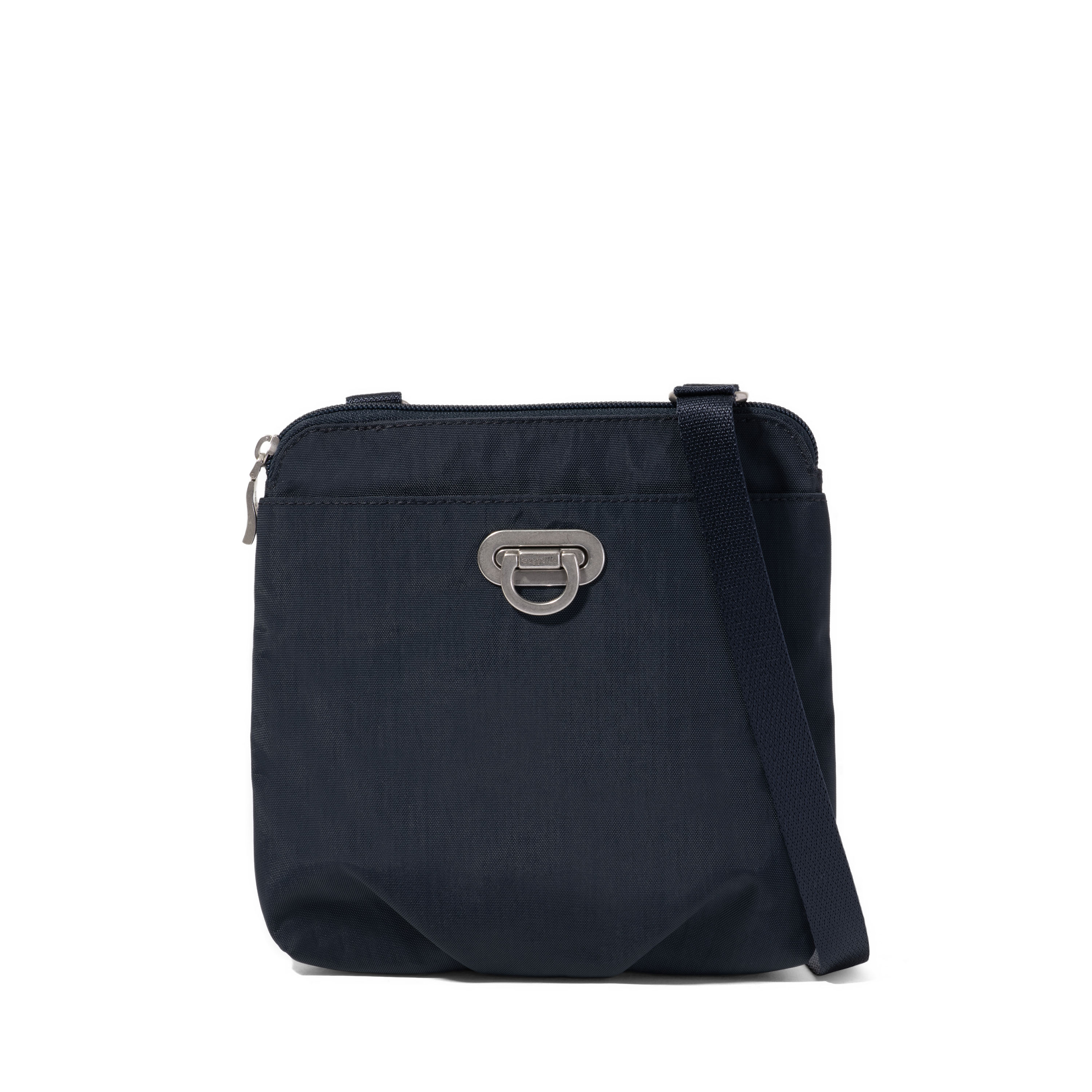 Women's Coastal Flip Lock Mini Crossbody Bag | Baggallini in Blue | Xsmall