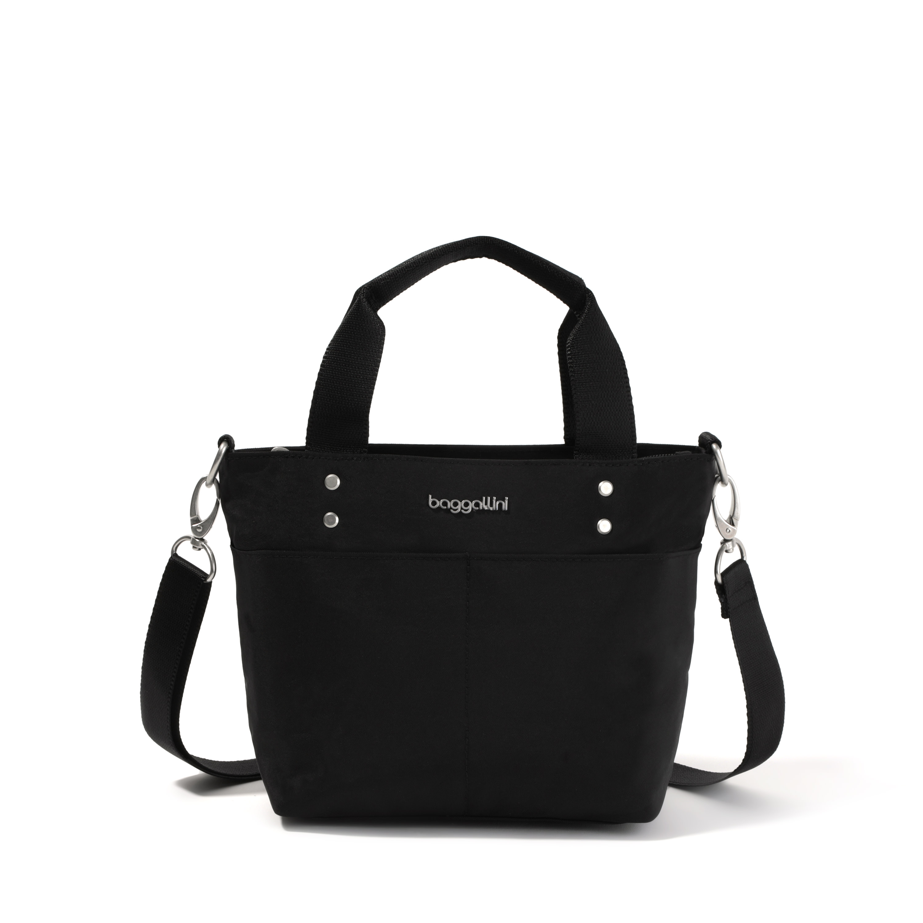 True Classic Mini Tote Bag | Baggallini in Black | Xsmall