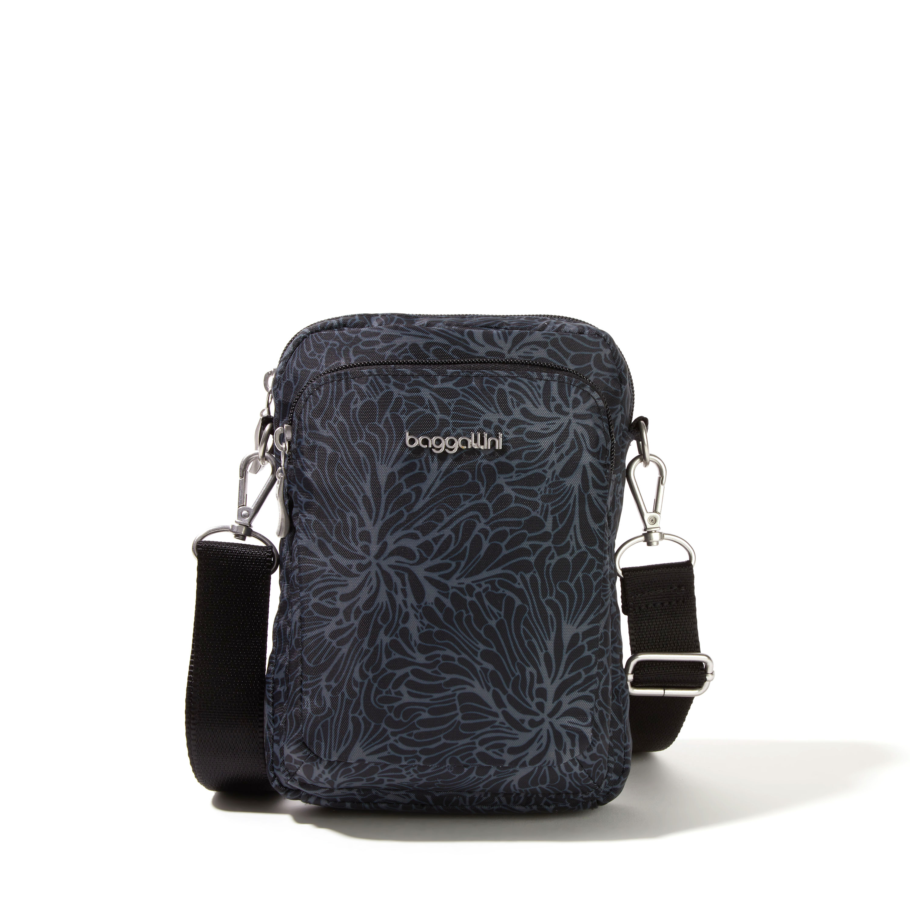 Women's True Classic Explorer Crossbody Bag | Baggallini in Black | Small