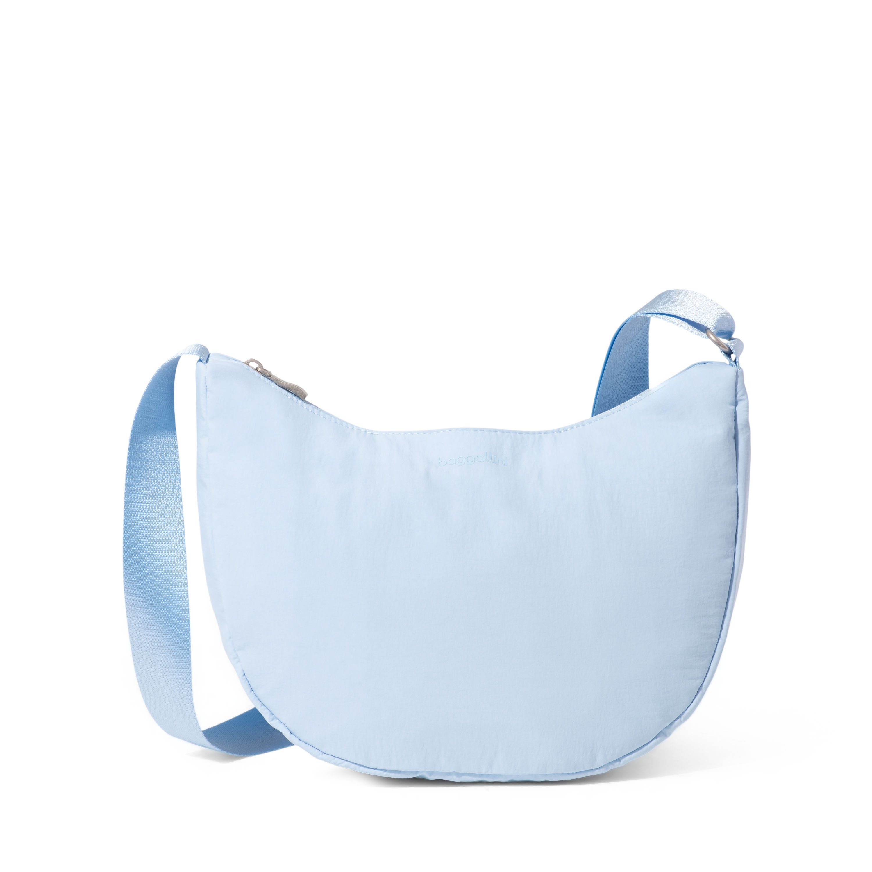 Women's Swift Crescent Crossbody Bag | Baggallini in Blue | Small