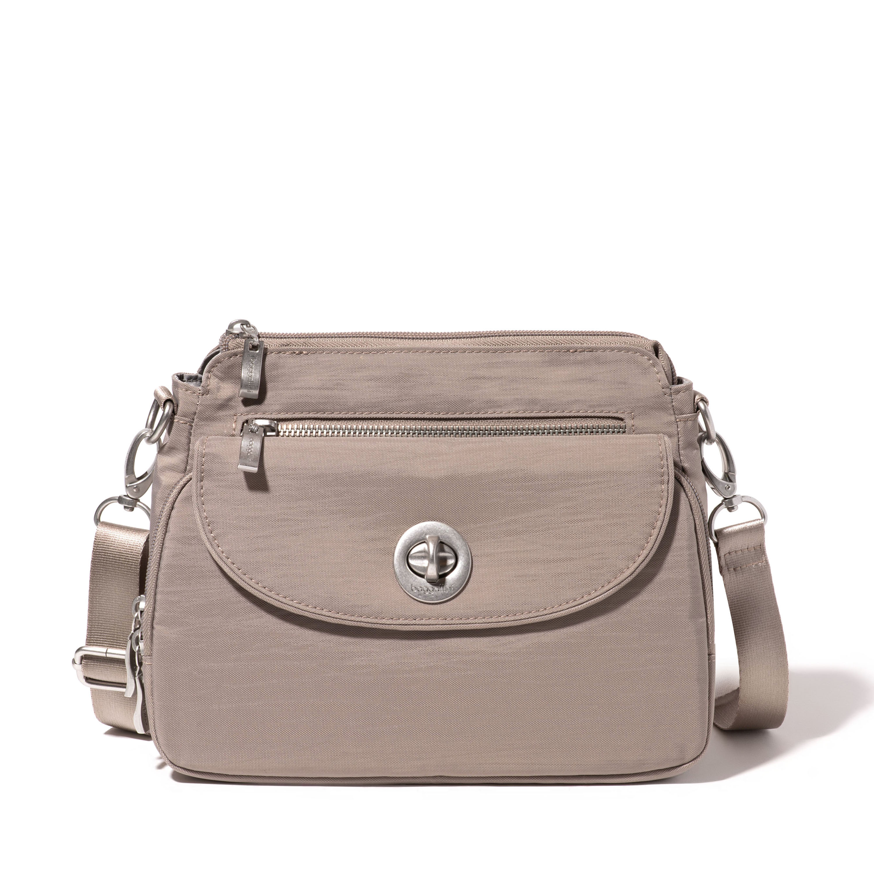 Women's Calais Crossbody Bag | Baggallini in Beige | Small