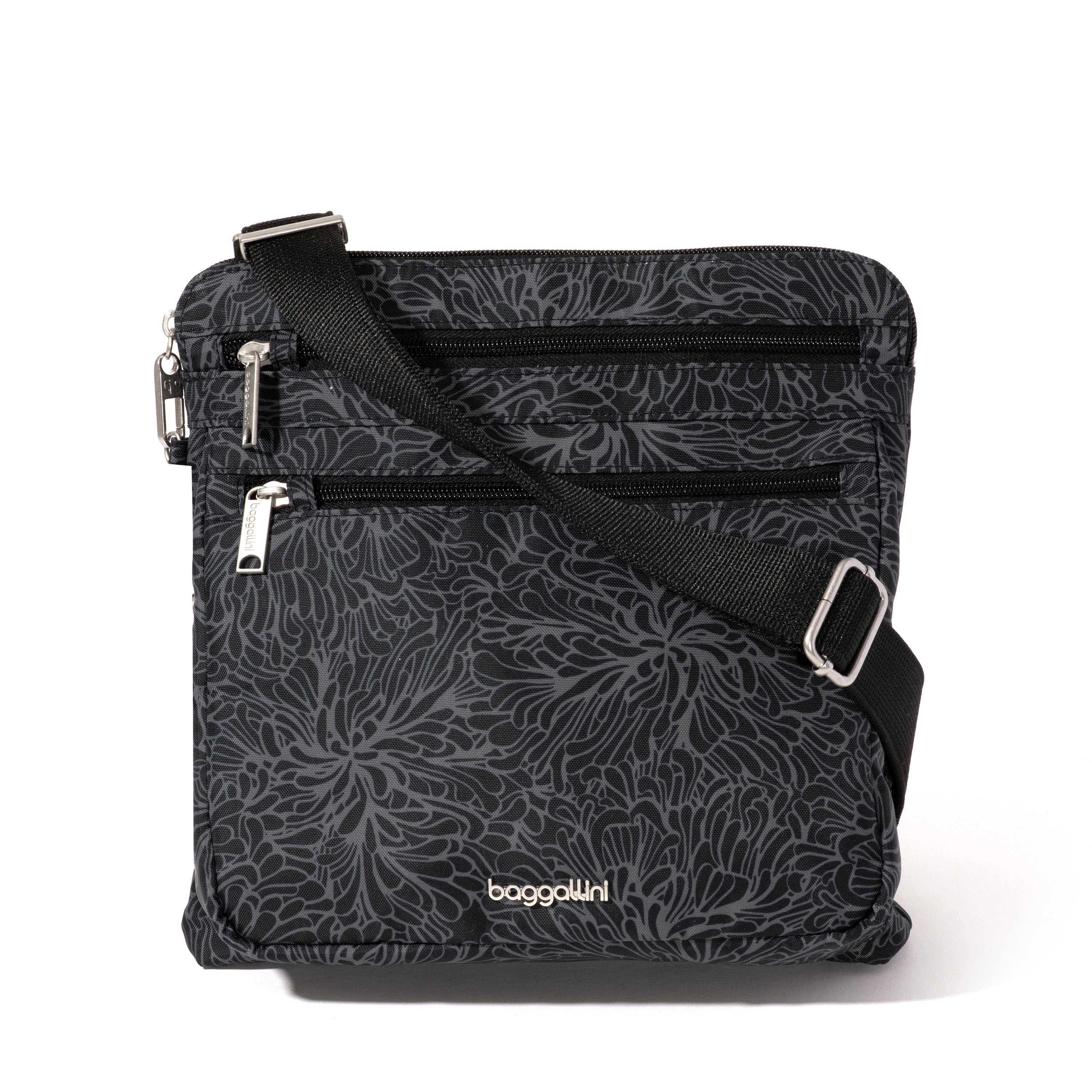 Women's Large Anti-Theft Crossbody Bag | Securtex | Baggallini in Black | Small
