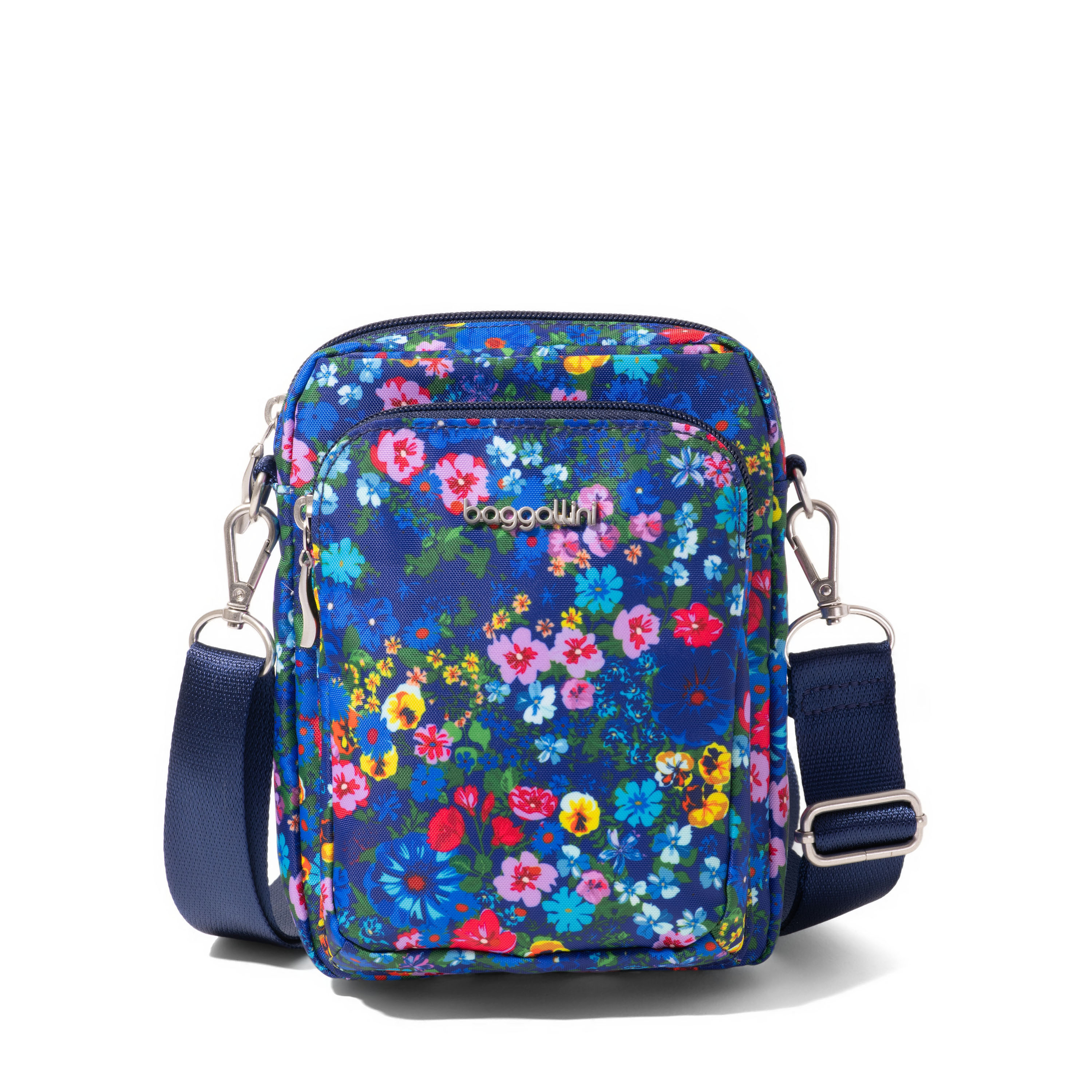 Women's True Classic Explorer Crossbody Bag | Baggallini in Blue | Small